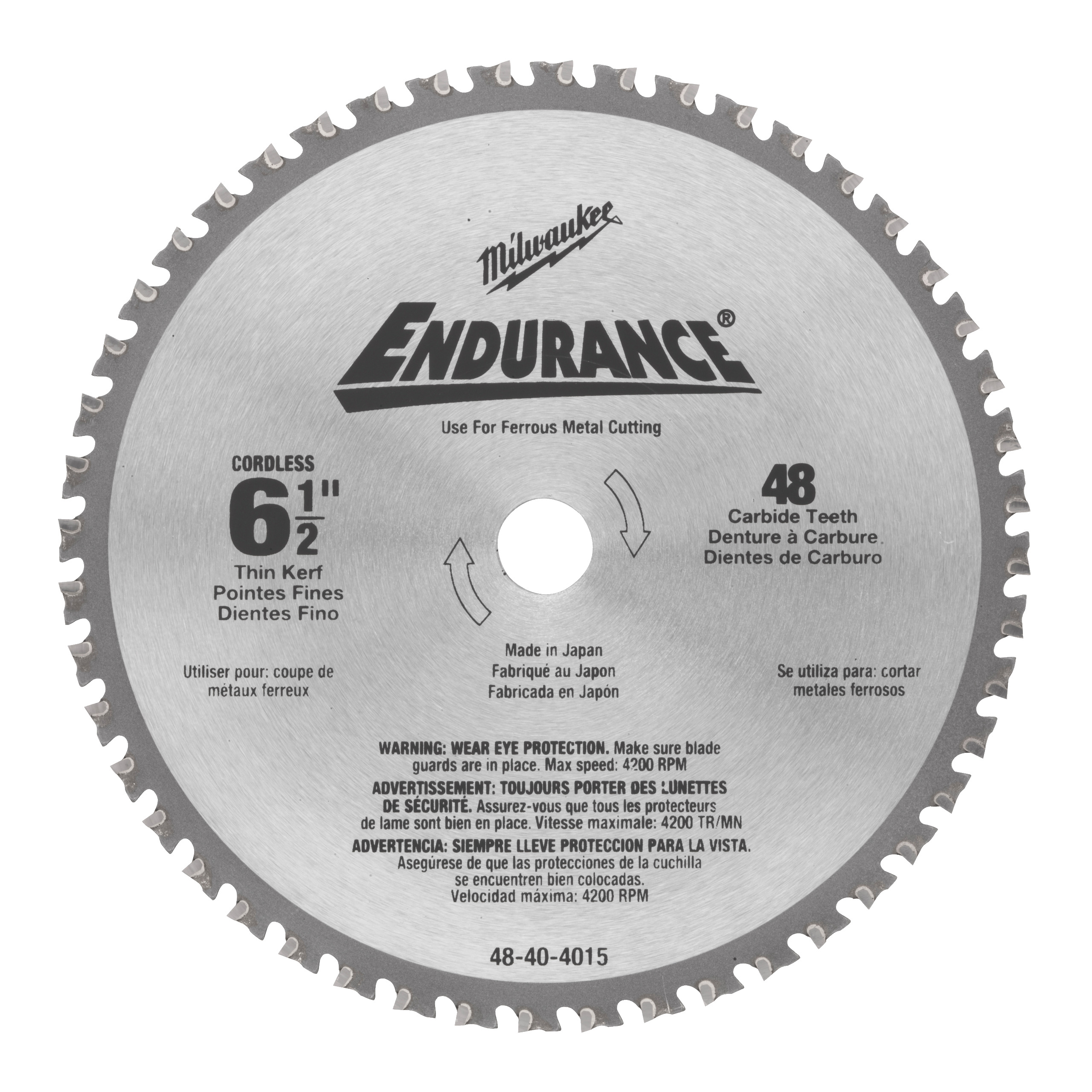 Circular saw blades for metal CSB P M 165 x 5/8 x 1.6 x 48 - 1pc