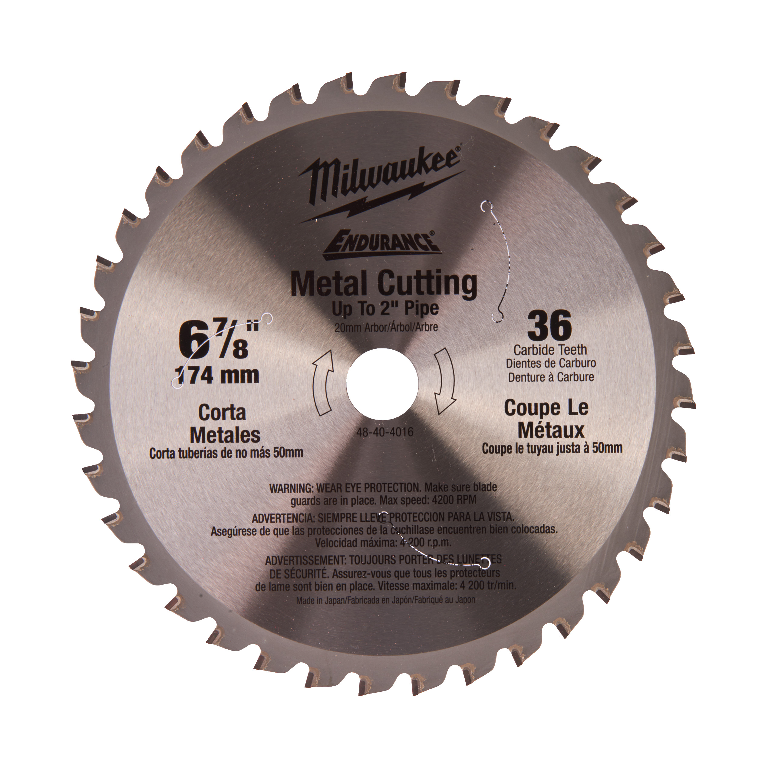Circular saw blades for metal CSB P M 174 x 20 x 1.65 x 36 - 1pc