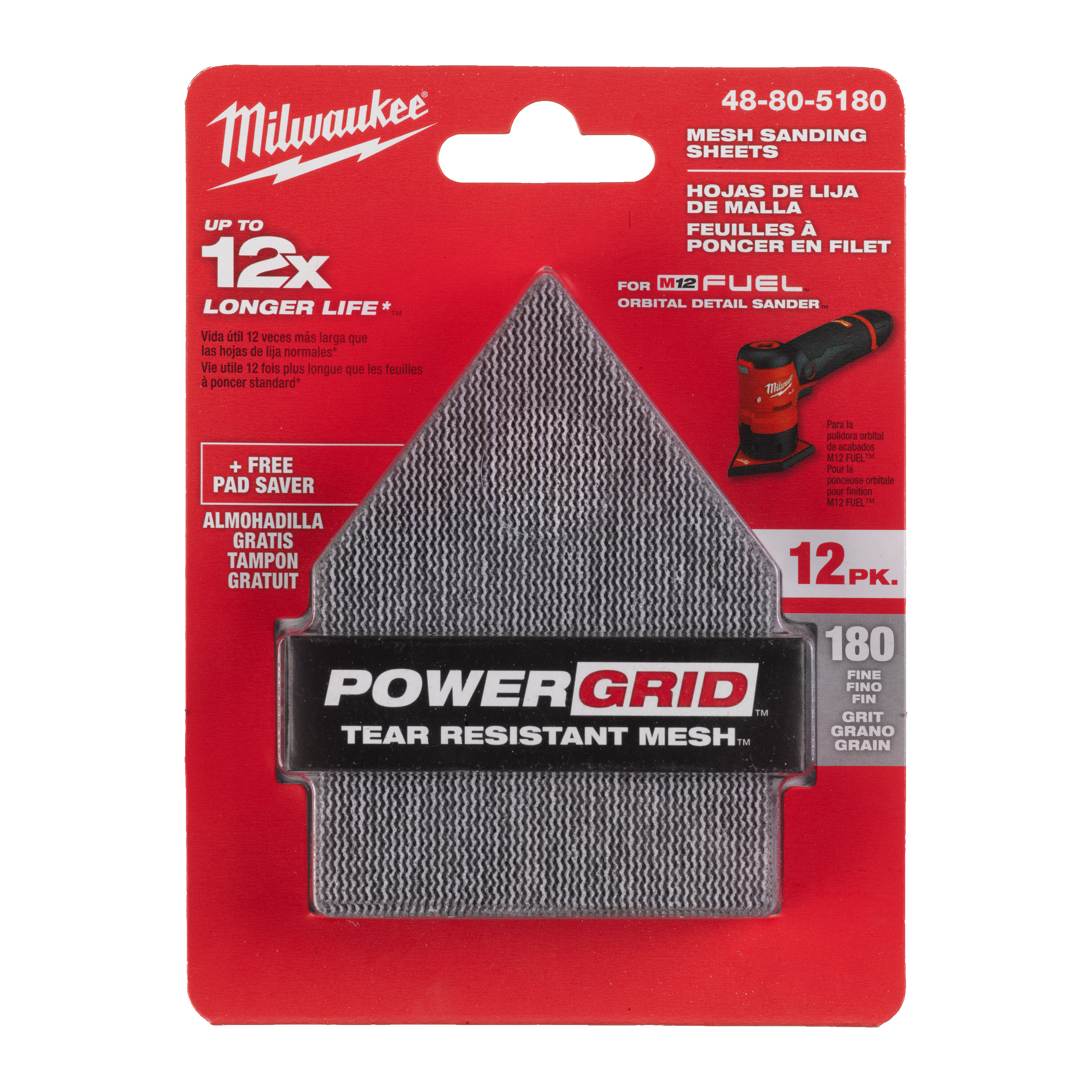 Produkt - Brusná podložka 67x92 HL G180 pro M12FDSS - 13ks