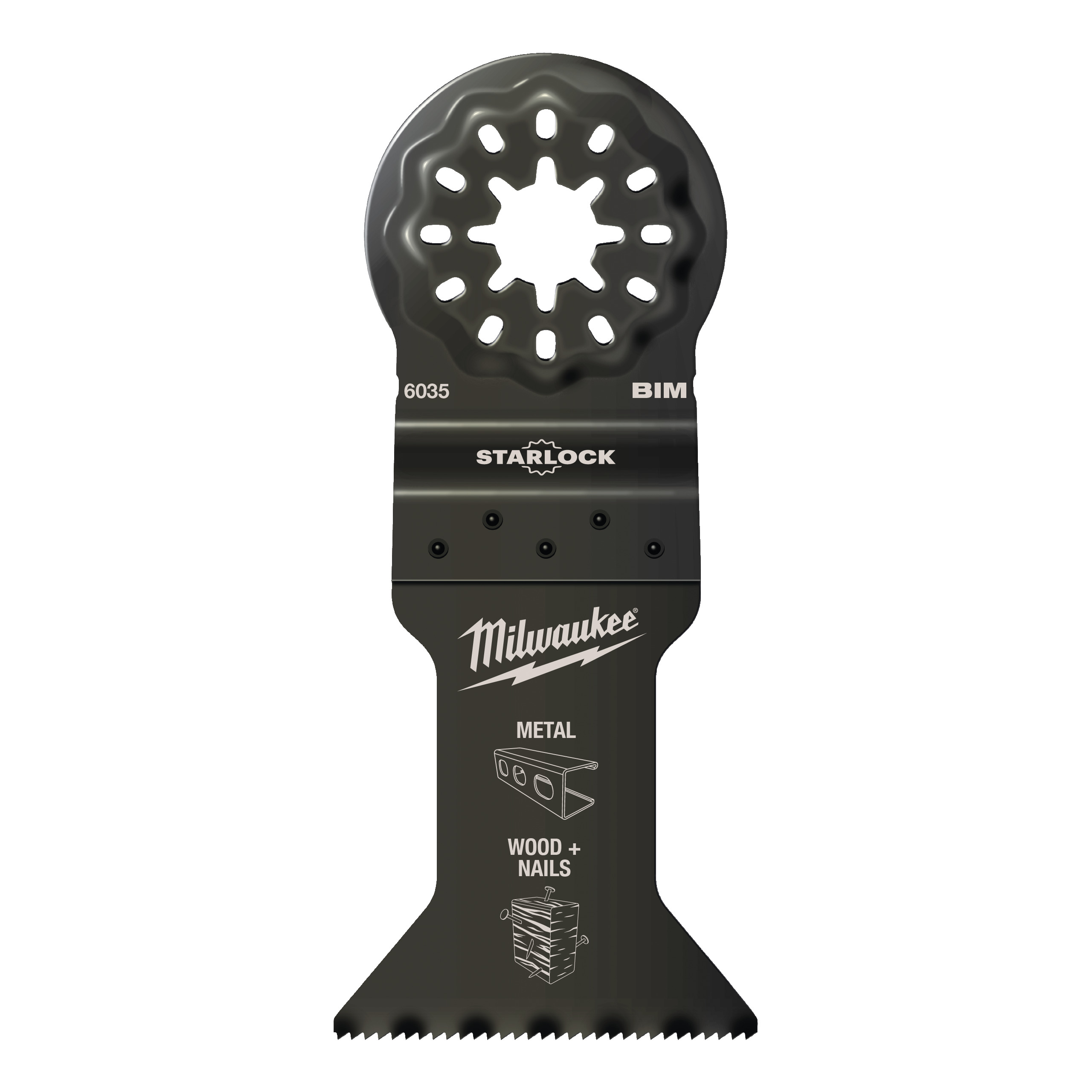 Multi material cutting blades Wood & Metal Bi-Metal 43mm Plunge Blade - 1pc
