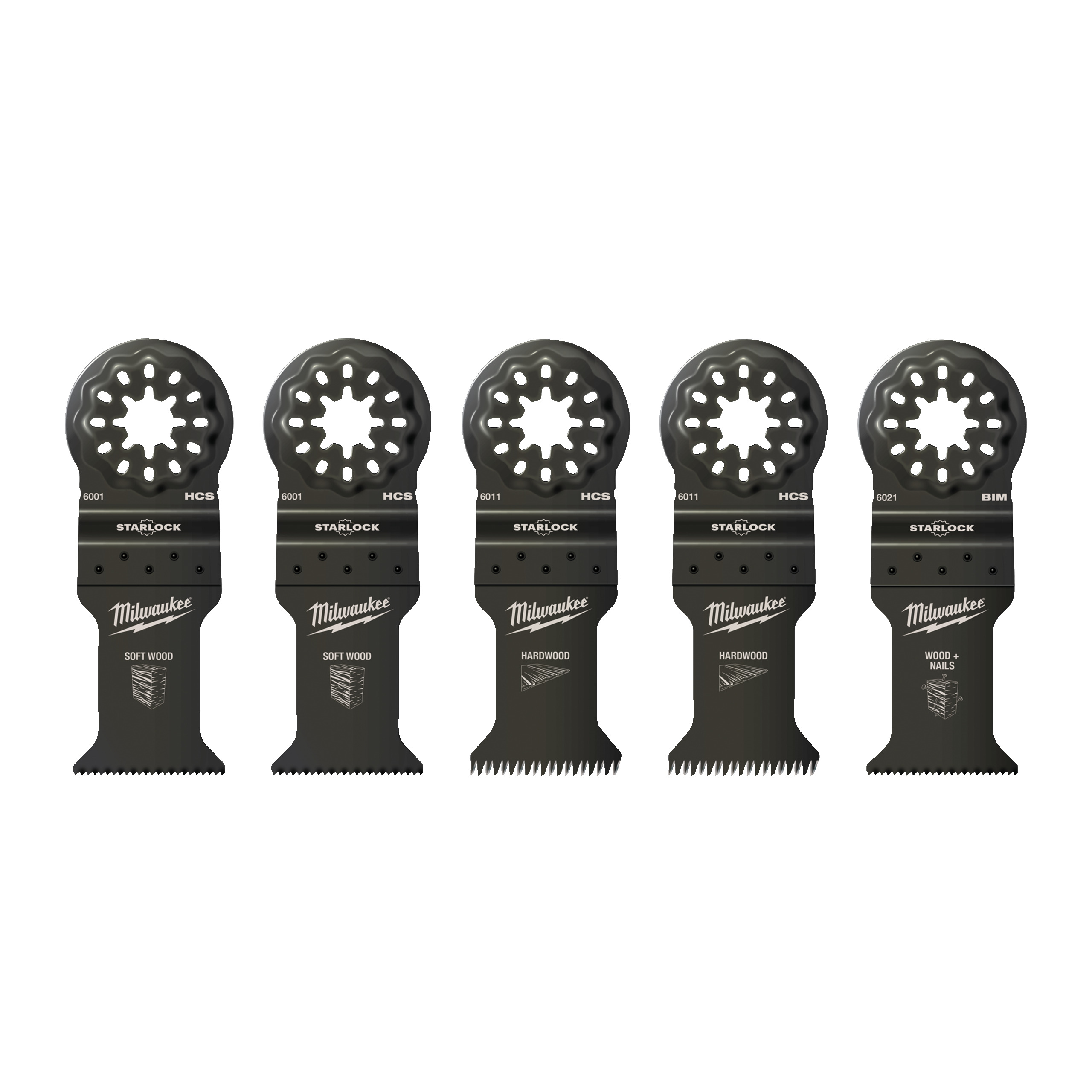 Multi-tool sets Wood Set - 5 pc
