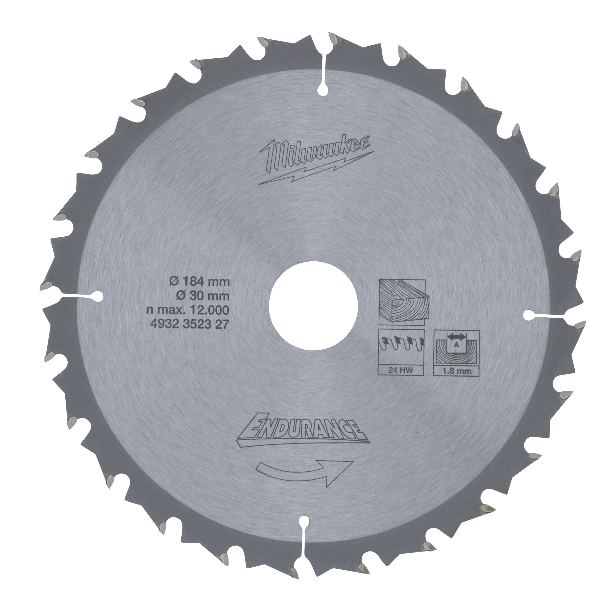 Circular saw blades for hand held circular saws WCSB 184 x 30 x 24 - 1 pc
