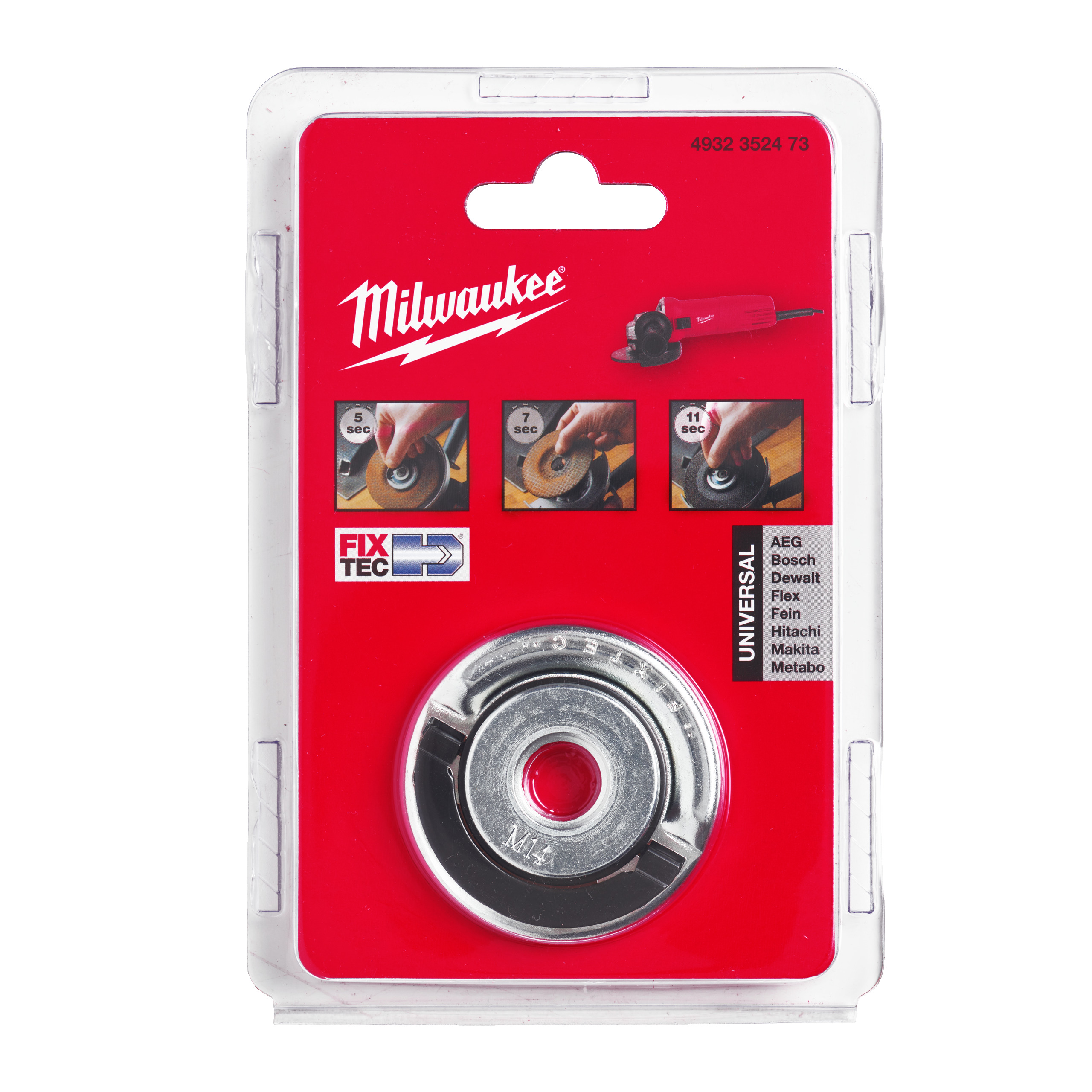 MILWAUKEE M14 fixtecmutteri - Milwaukee varaosat - 4932352473 - 2