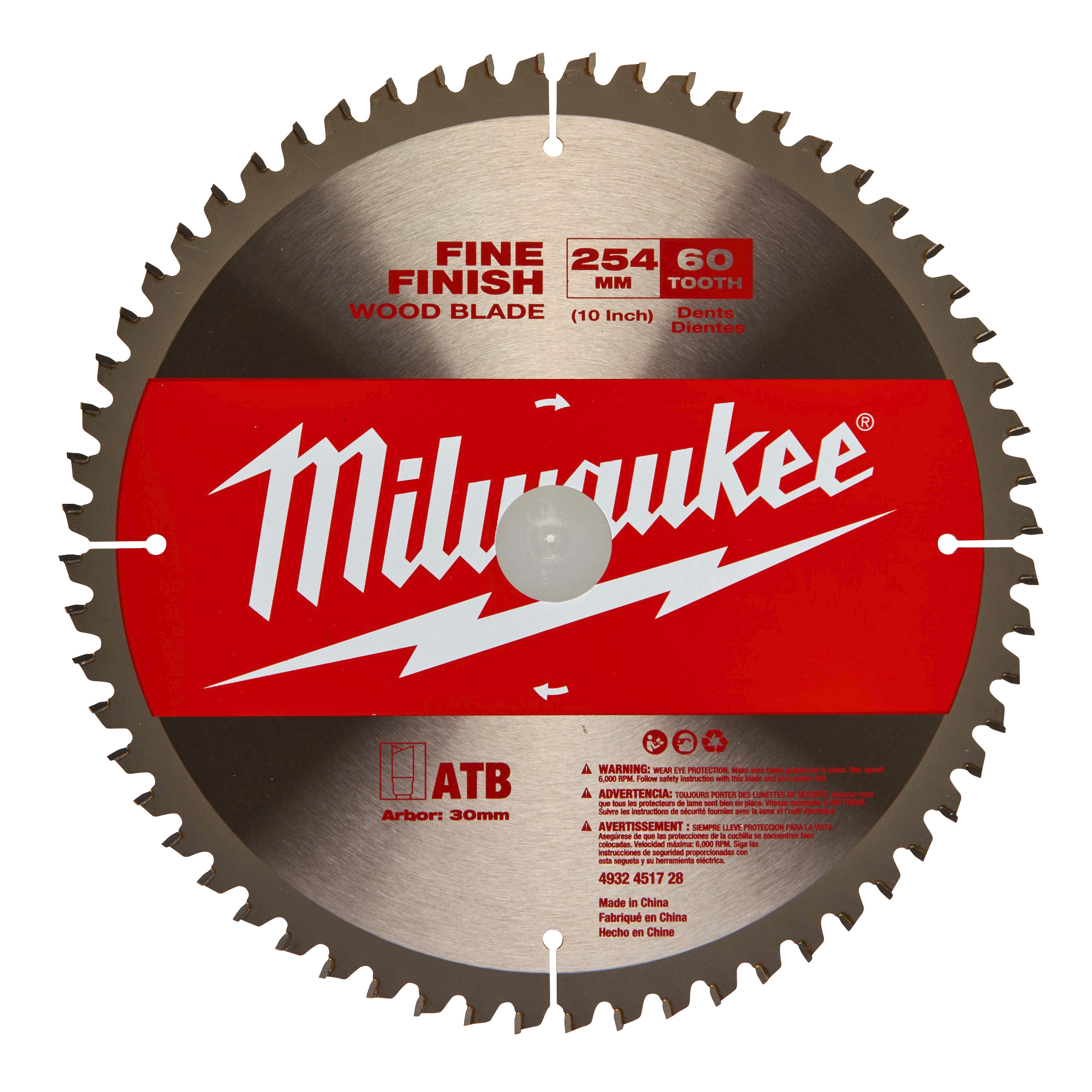 Circular saw blades for mitre saws CircS 254 x 30 x 60Z -1 pc