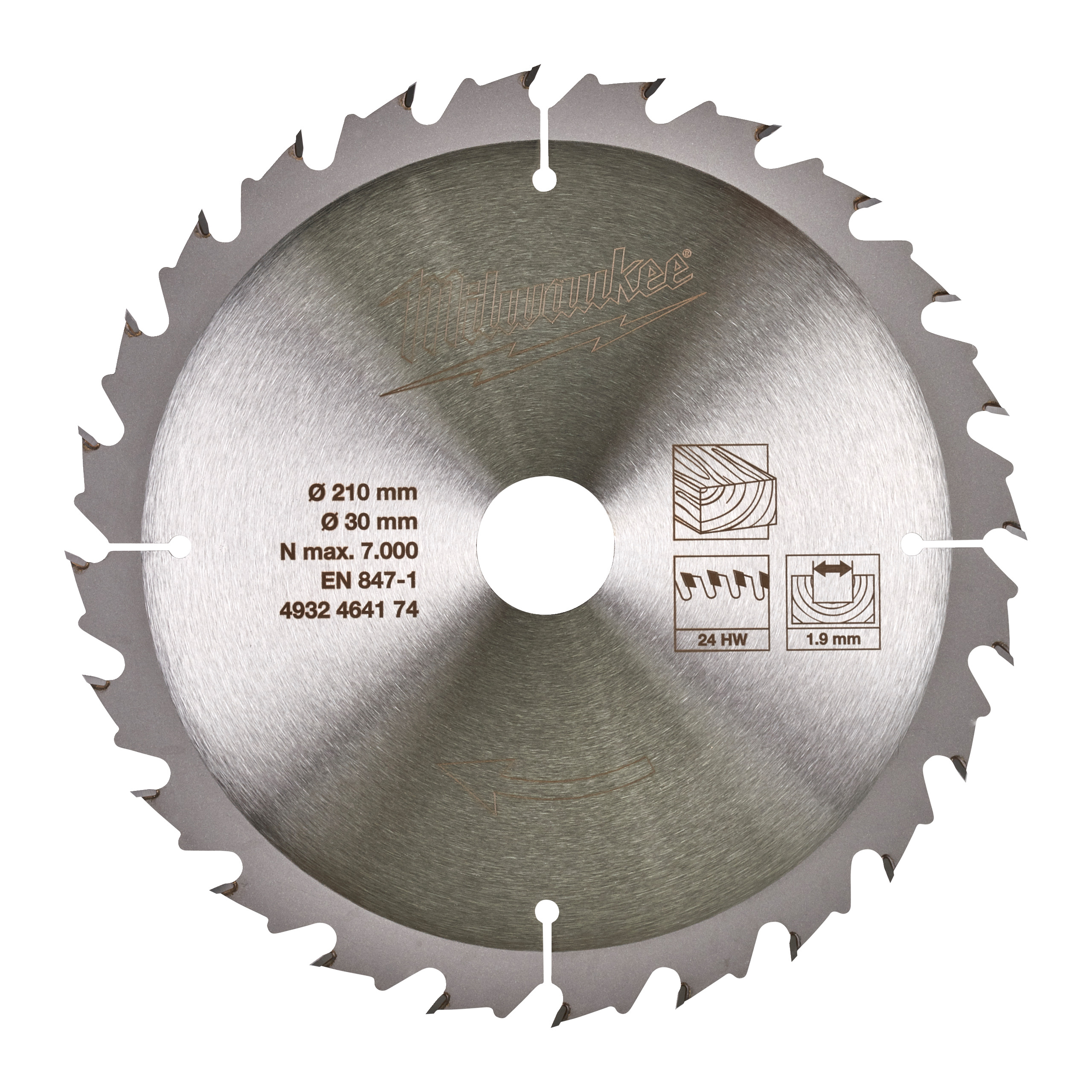 Circular saw blades for table saws CircS WTS 210x30x24Z -1 pc