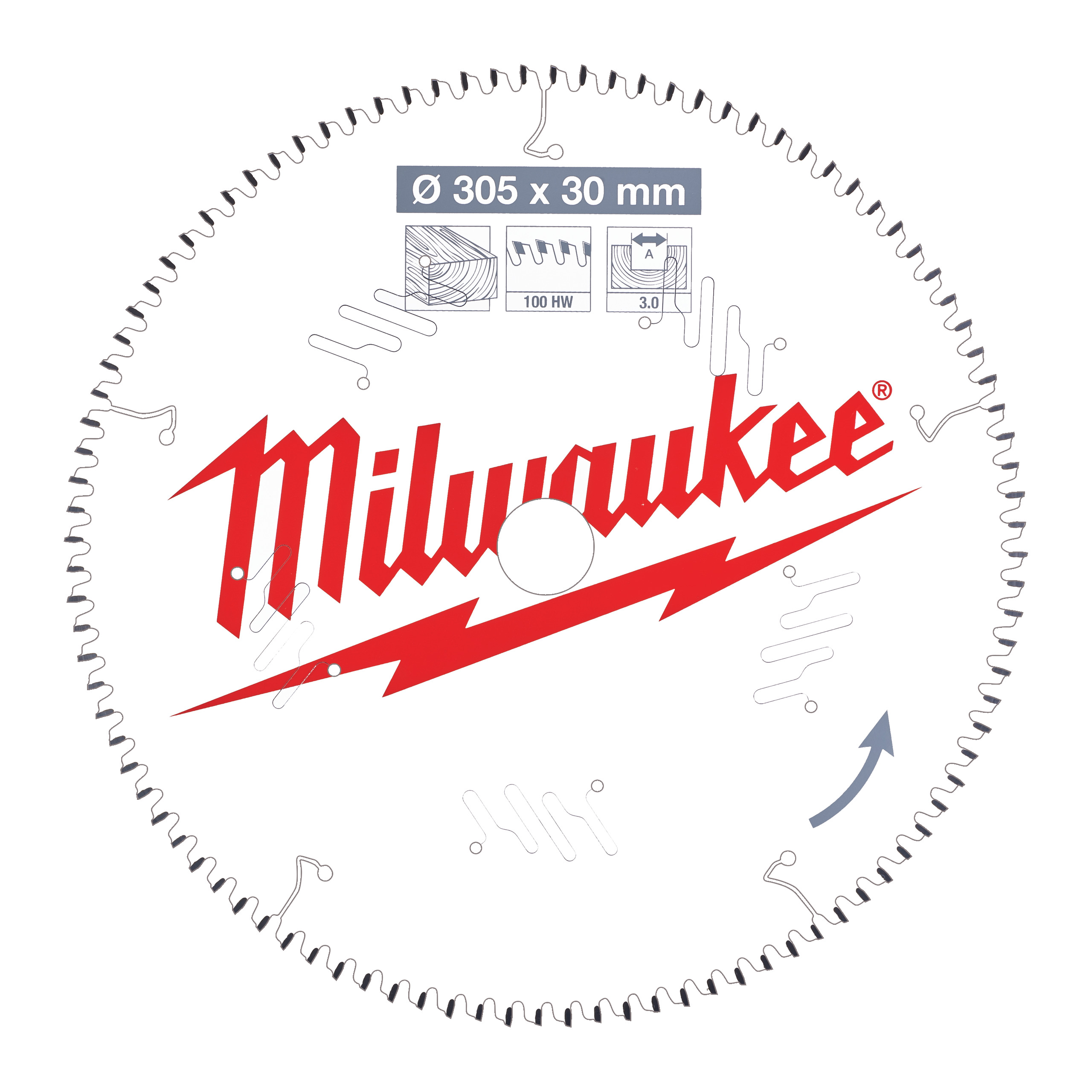 Circular saw blades for mitre saws CSB MS W 305 x 30 x 3,0 x 100ATB neg.