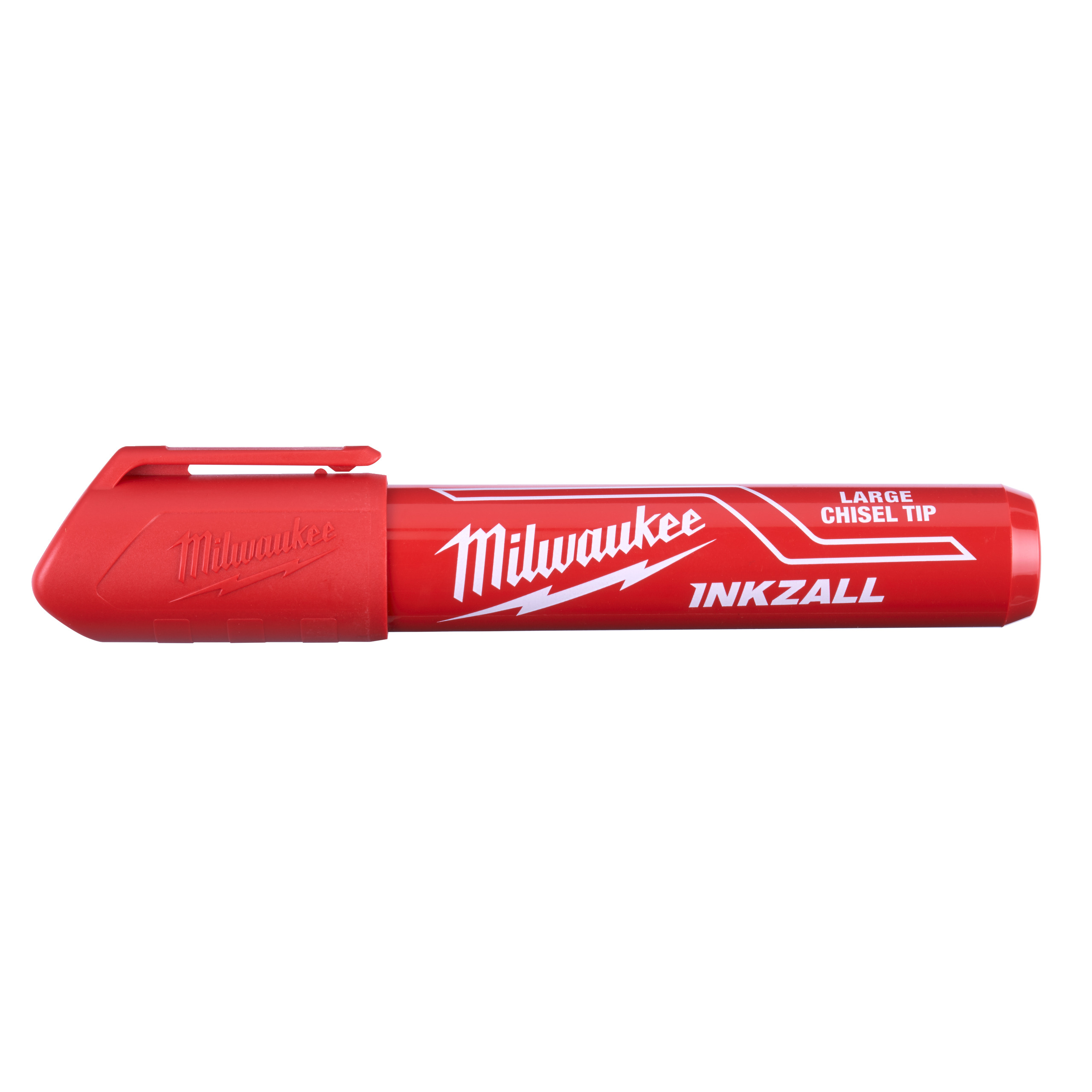 Milwaukee INKZALL Red L Chisel Tip Marker 4932471556
