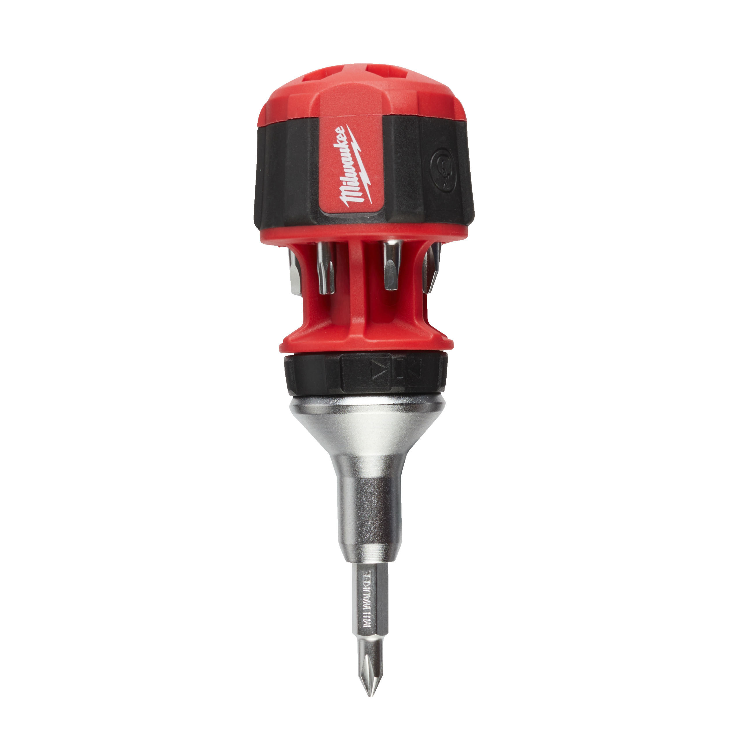 MILWAUKEE 8 in 1 Compact Ratcheting Multi-bit Screwdriver - 1pc