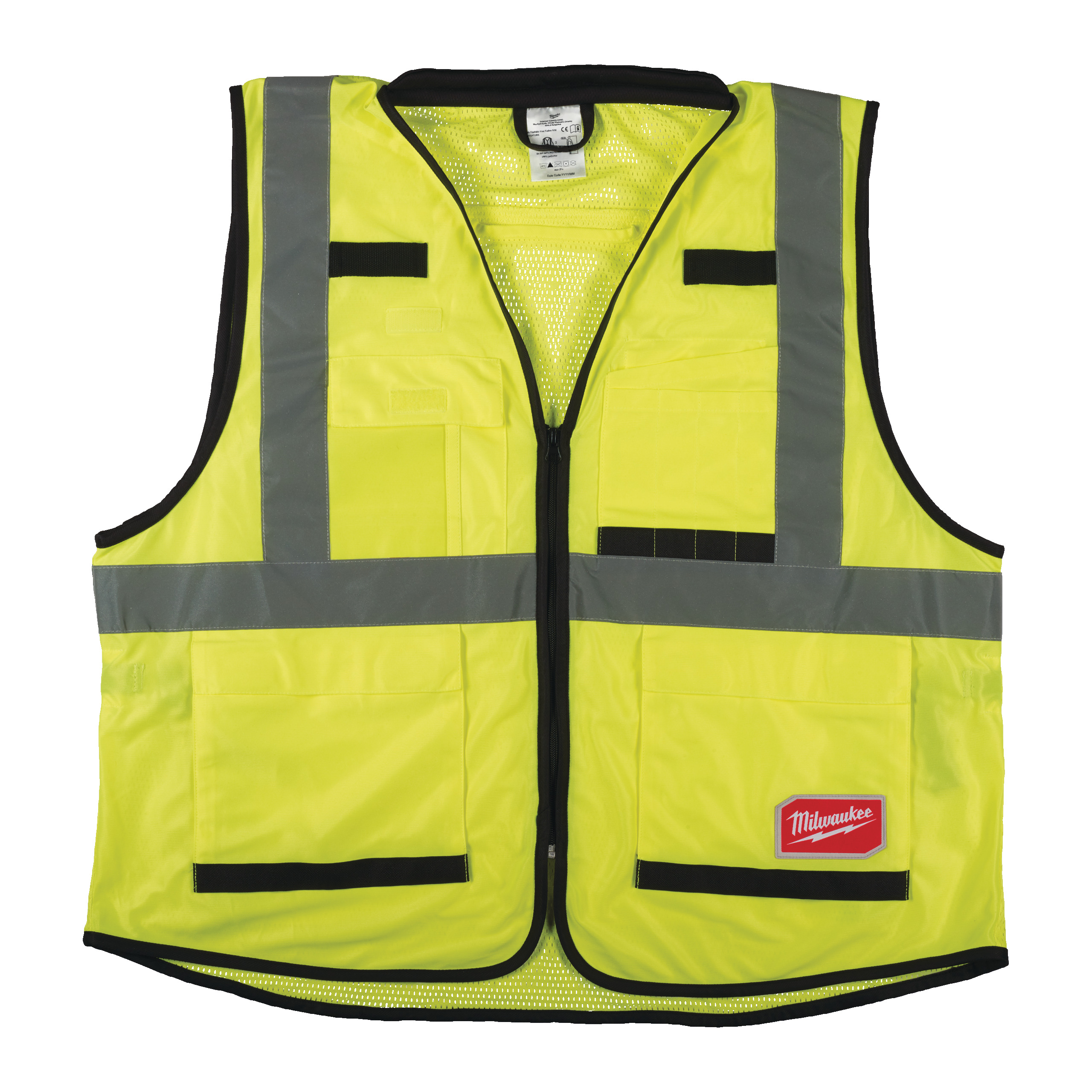 Premium high-visibility vest - Premium High-Visibility Vest Yellow - S/M