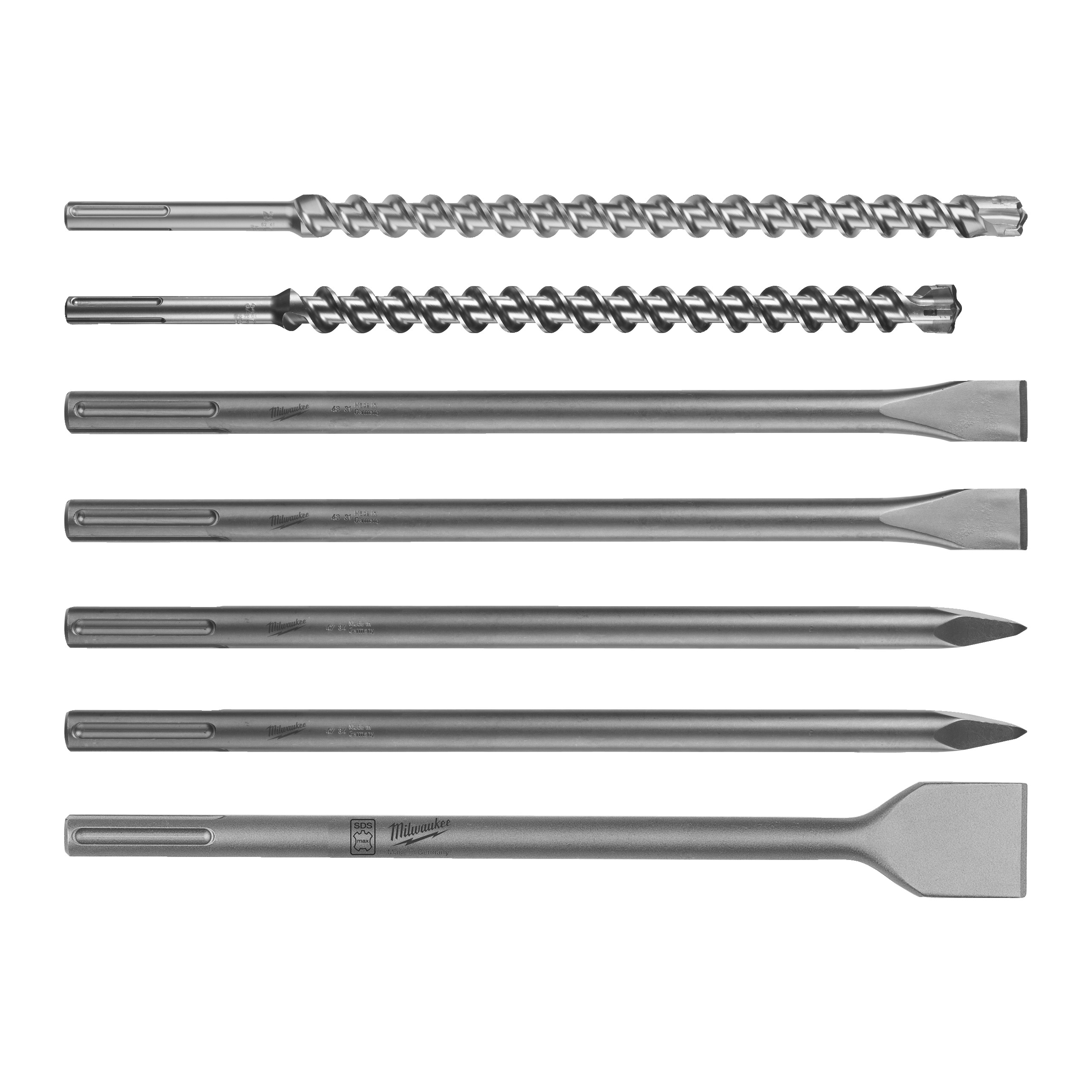 SDS Max Drill Bit and Chisel Set