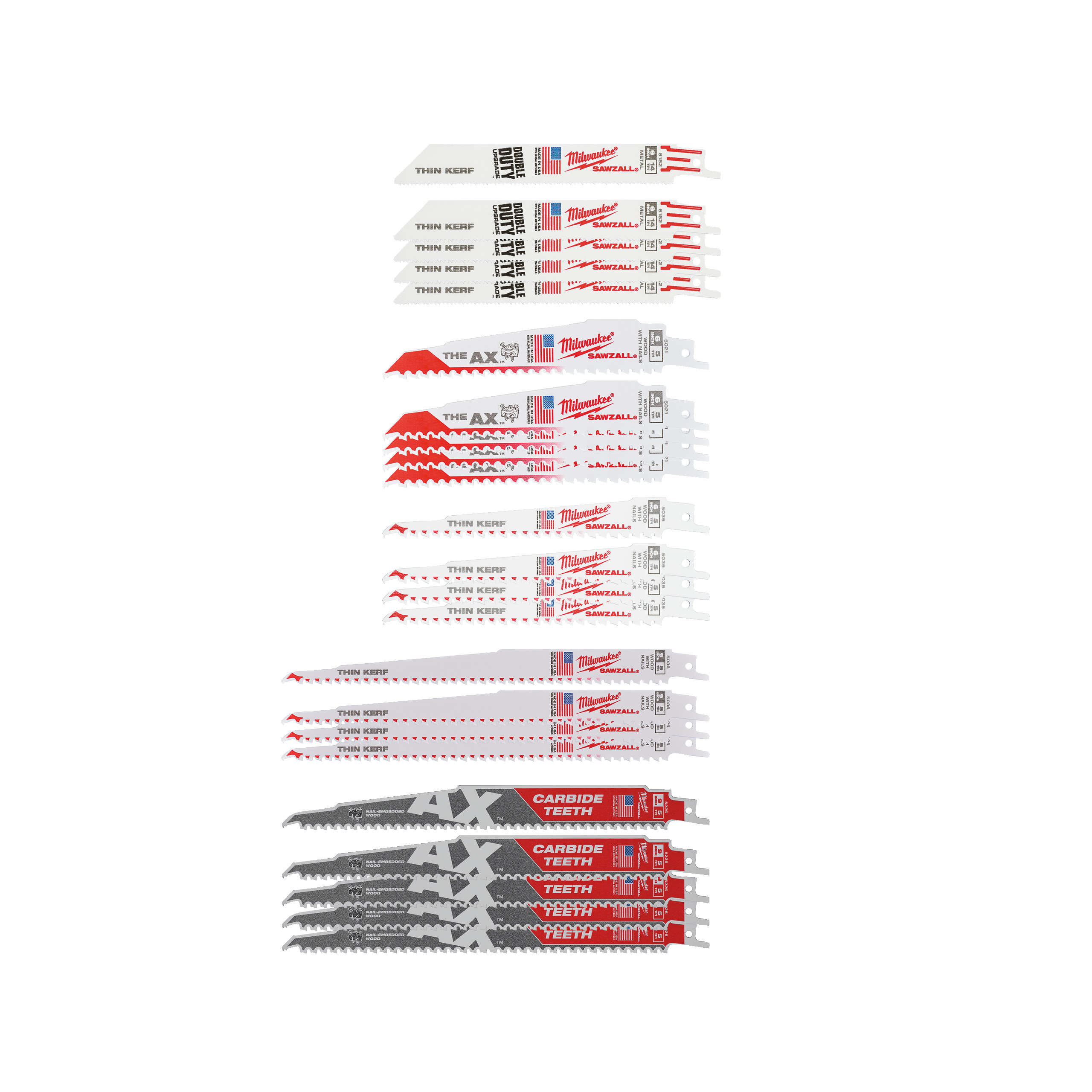 SAWZALL™ blade sets SAWZALL Window Fit Set