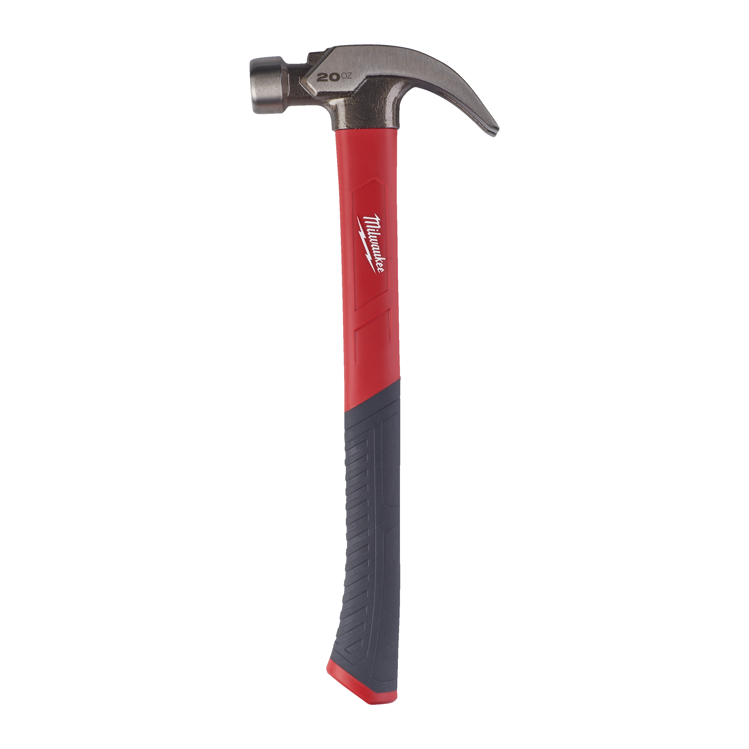 Fiberglass curved claw hammer 