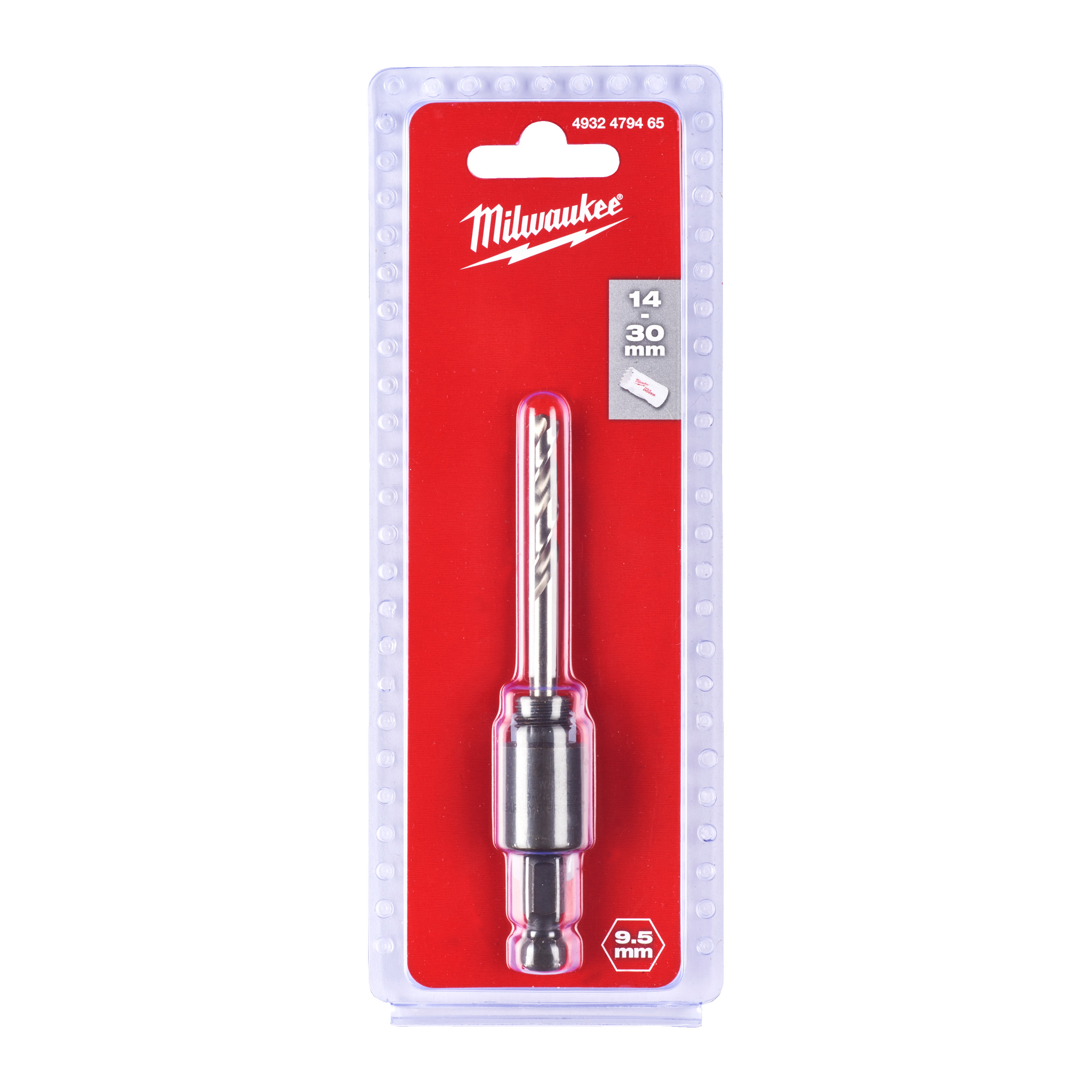 MILWAUKEE HEX9,5 14-30MM reikäsaha pidin - Työkalujen Terät - 4932479465 - 2
