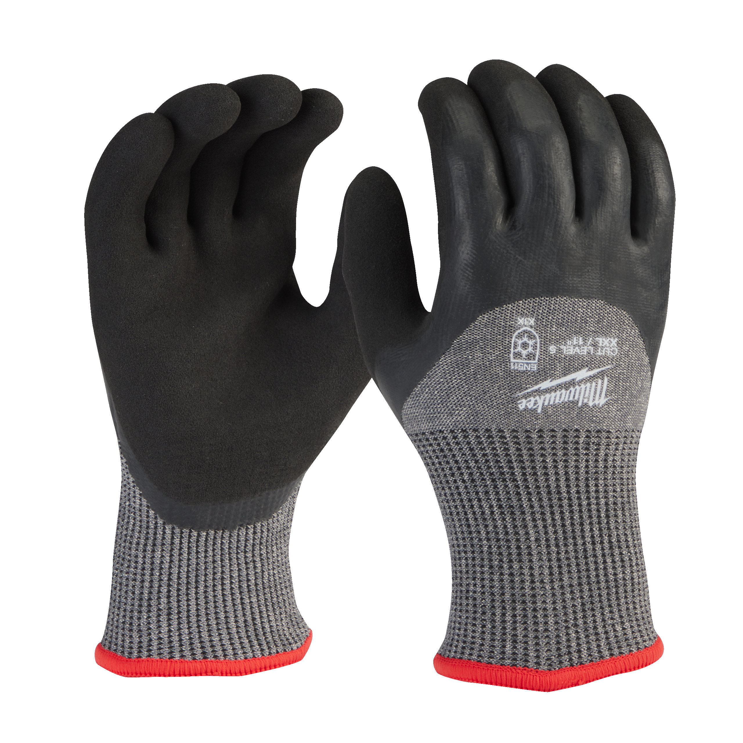 MILWAUKEE 4932479562 Zimní rukavice odolné proti proříznutí Stupeň 5/E -  vel M/8 - 12ks