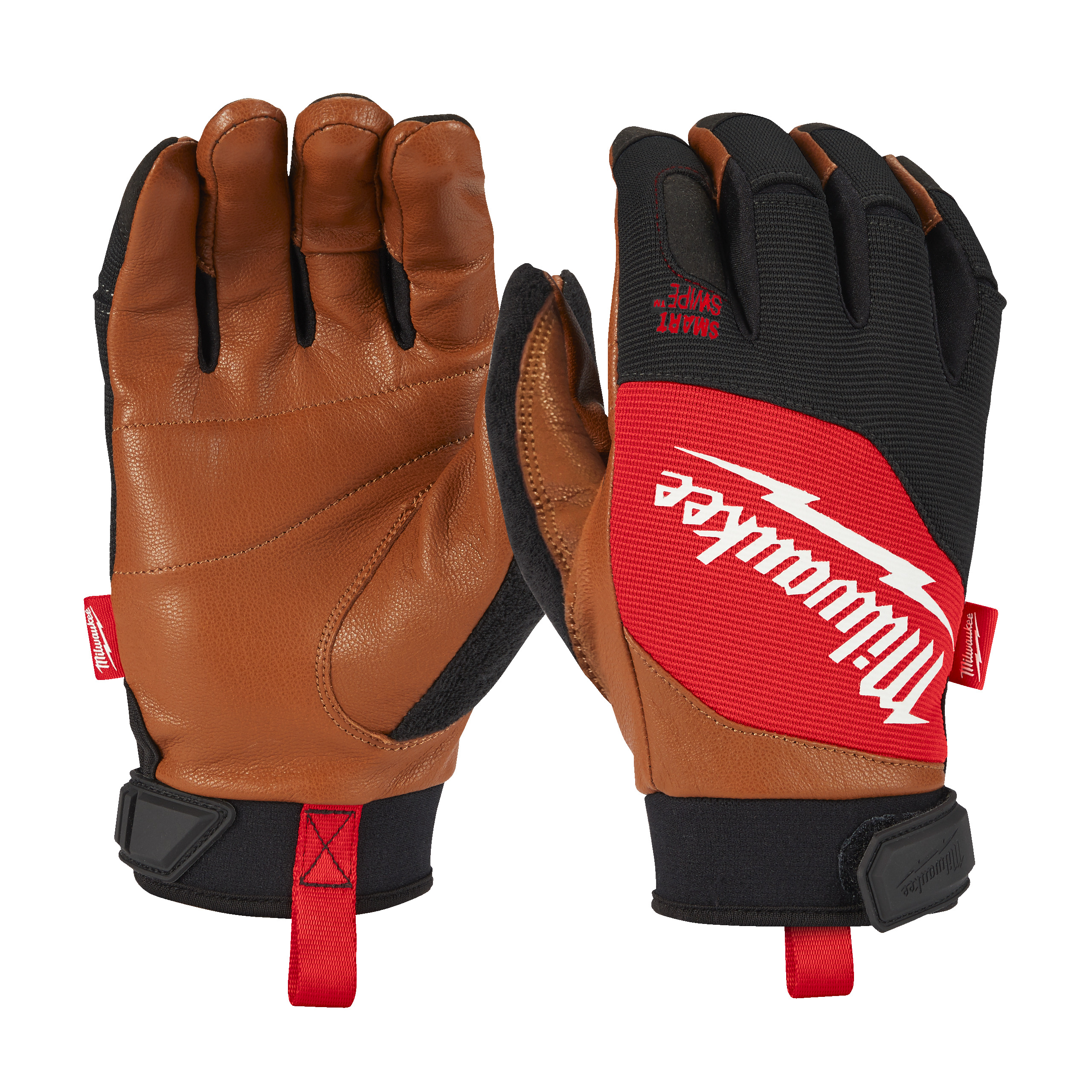 Hybrid leather gloves - Hybrid Leather Gloves - 7/S - 1pc