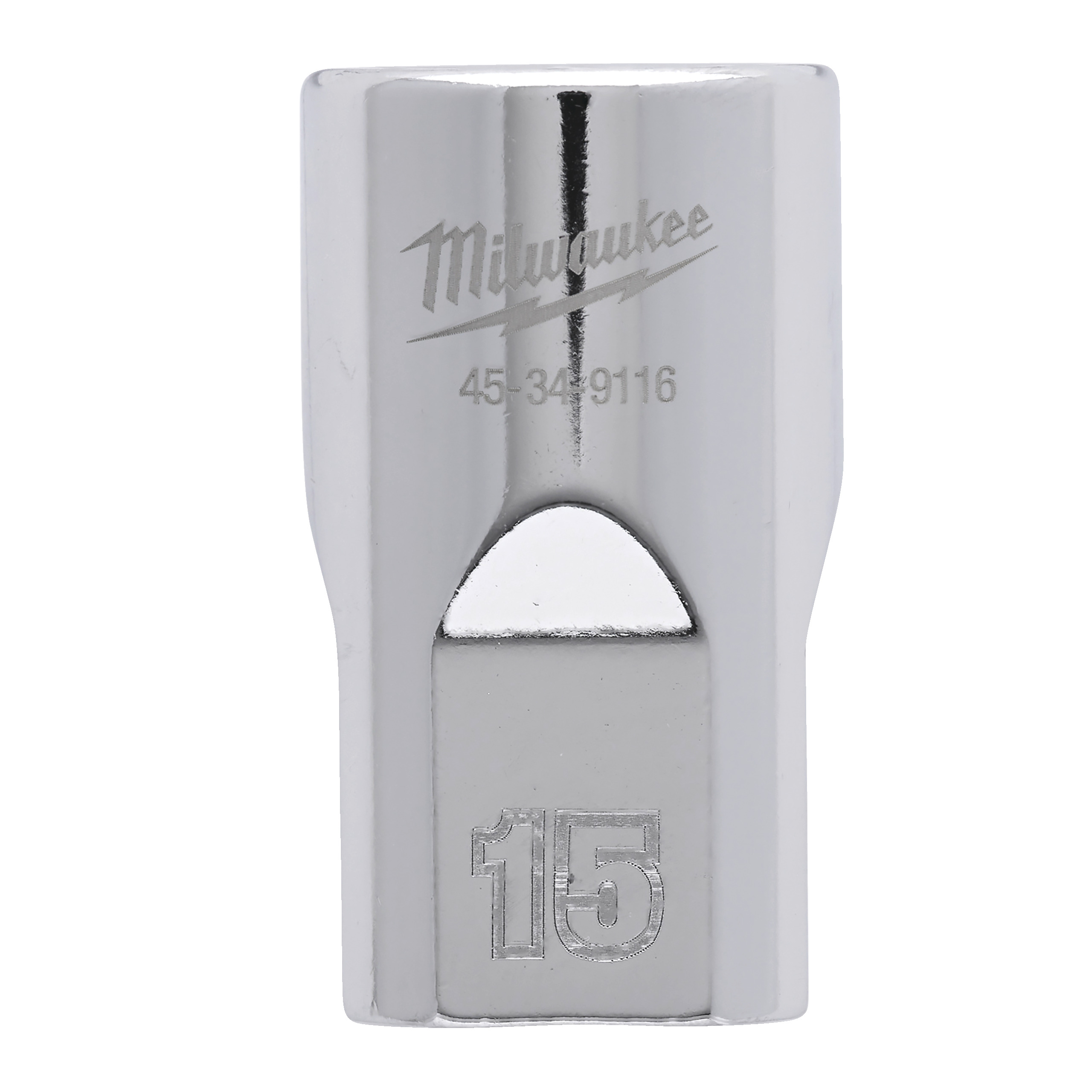 Milwaukee 1/2 Drive Socket Metric Standard - 15 mm 4932480013
