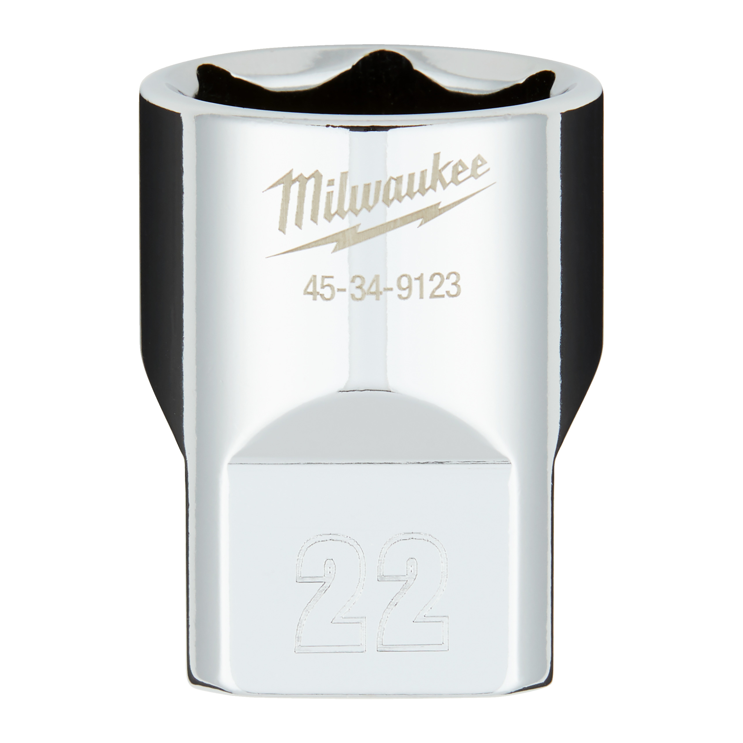 Milwaukee 1/2 Drive Socket Metric Standard - 22 mm 4932480020