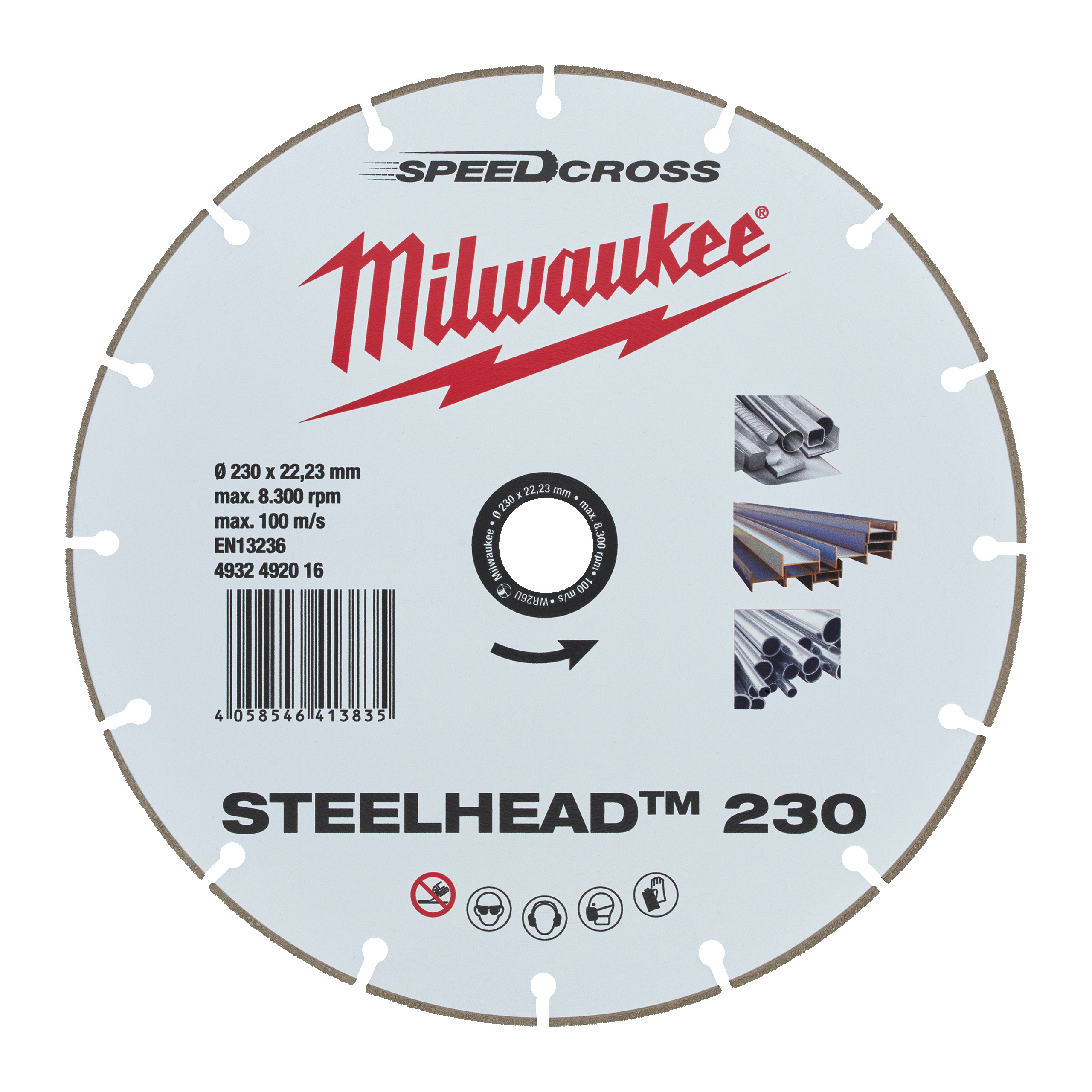 Speedcross STEELHEAD™ Steelhead 230 mm - 1 pc