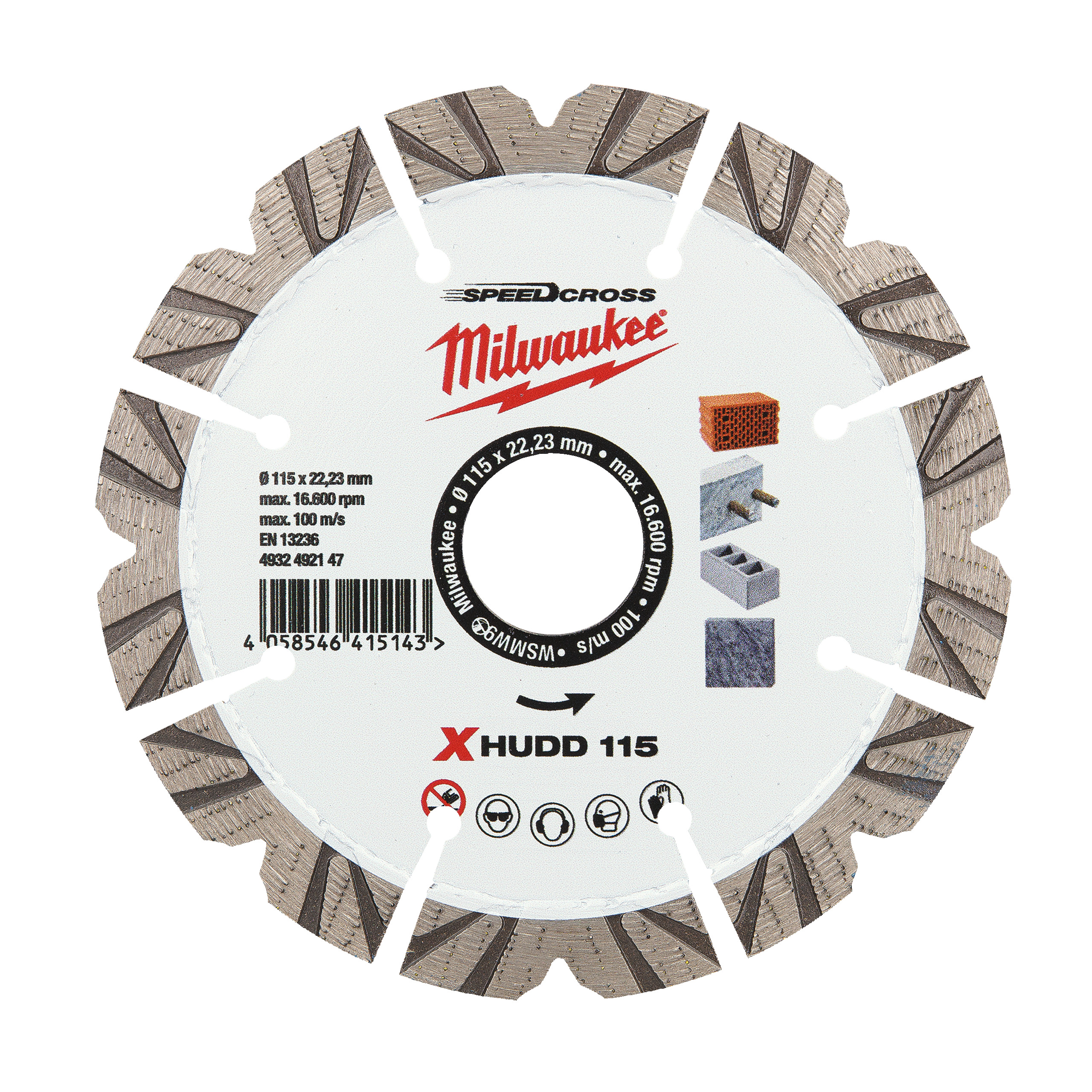 Premium Speedcross XHUDD XHUDD 115 mm - 1 pc
