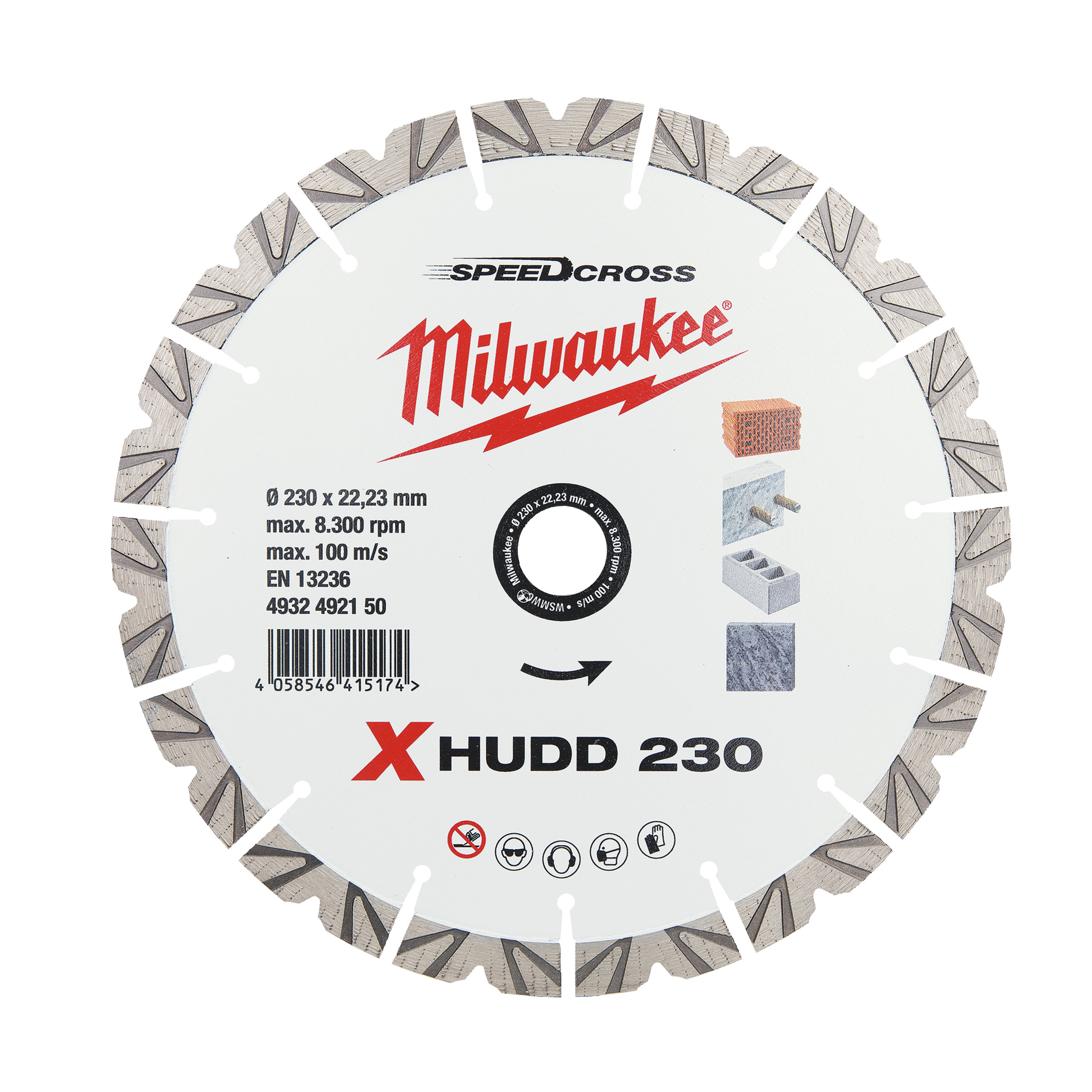 Premium Speedcross XHUDD XHUDD 230 mm - 1 pc