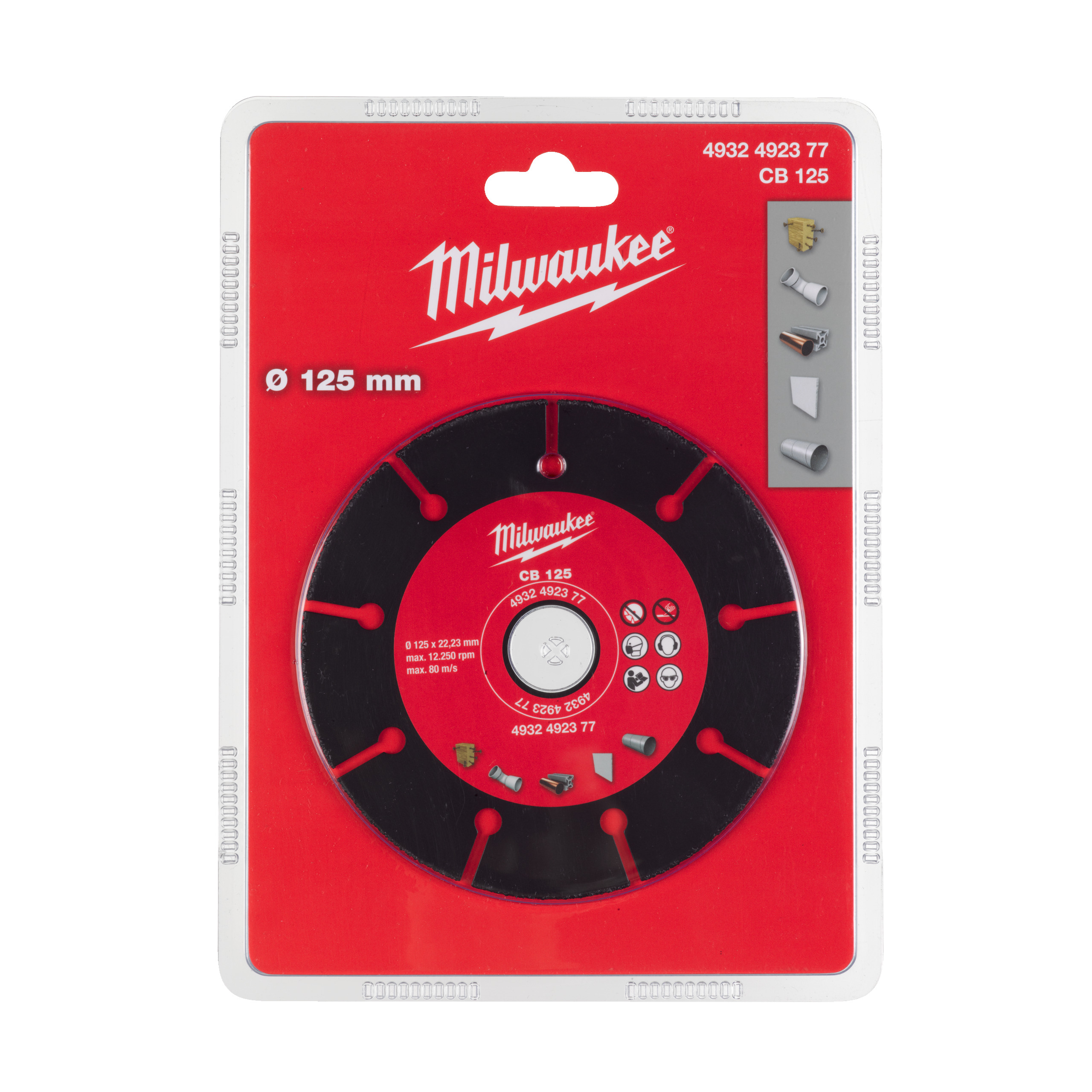 MILWAUKEE 125MM karbiditerä - Työkalujen Laikat - 4932492377 - 2