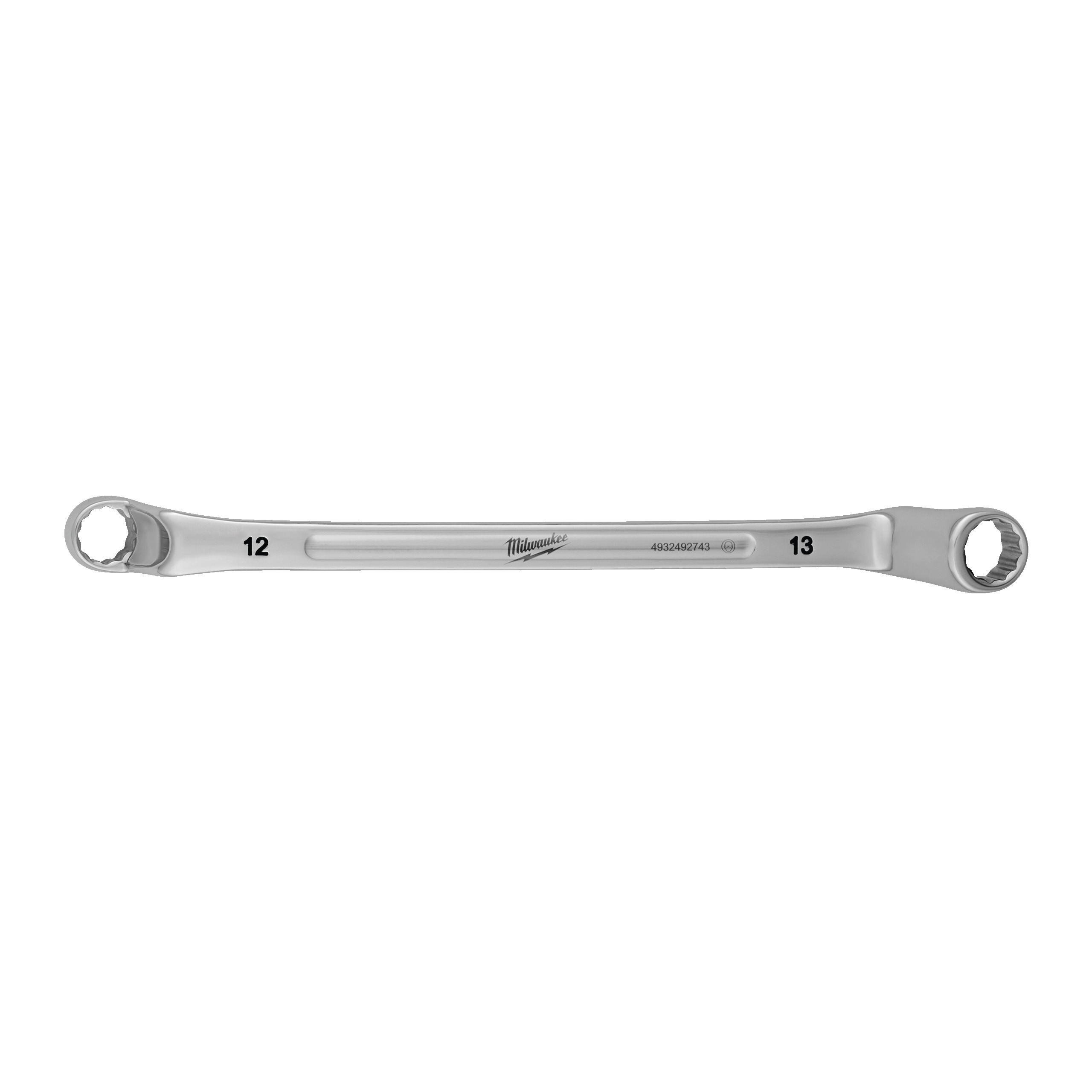 Produkt - Vyhnutý obojstranný očkový kľúč 75°  12x13mm