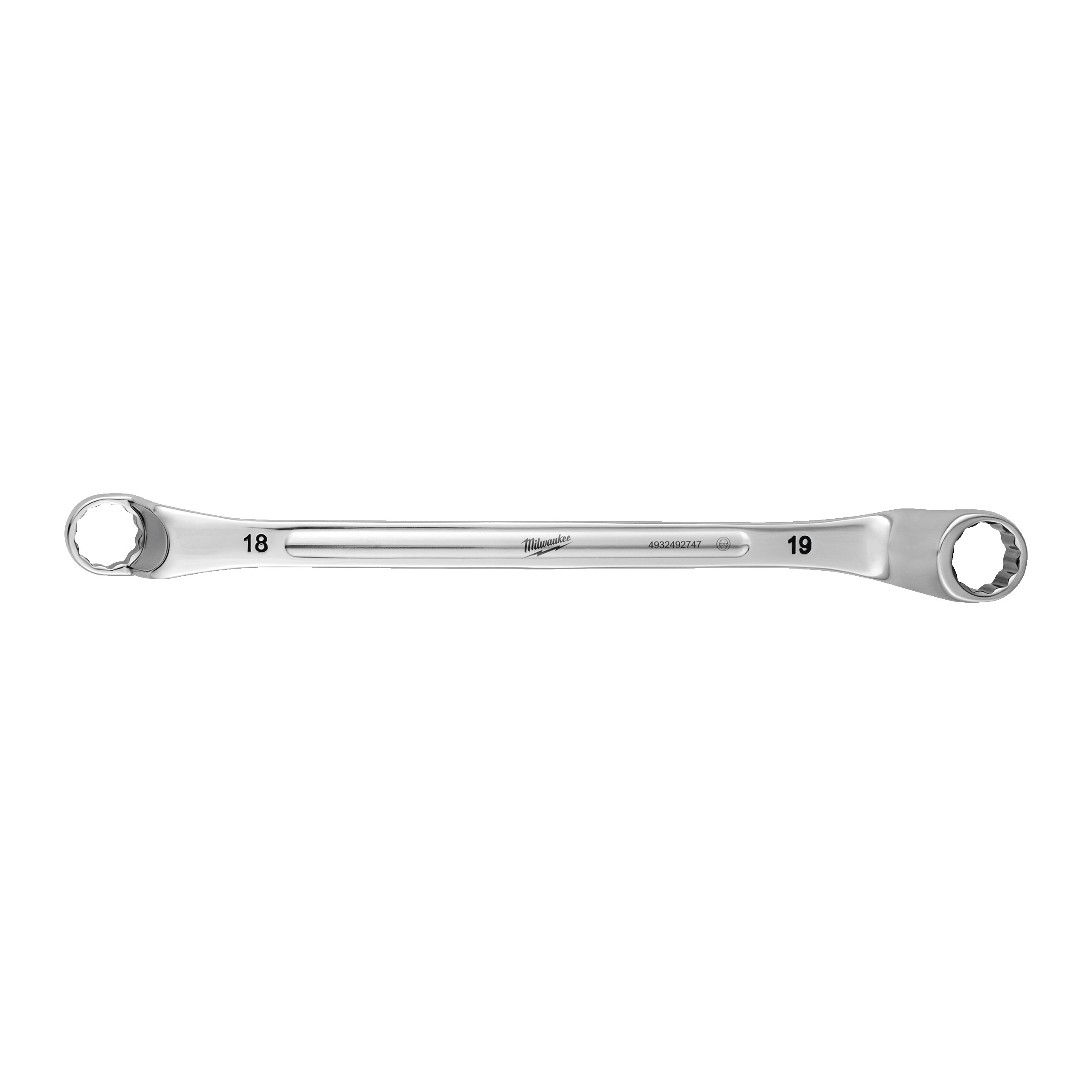 Produkt - Vyhnutý obojstranný očkový kľúč 75°  18x19mm
