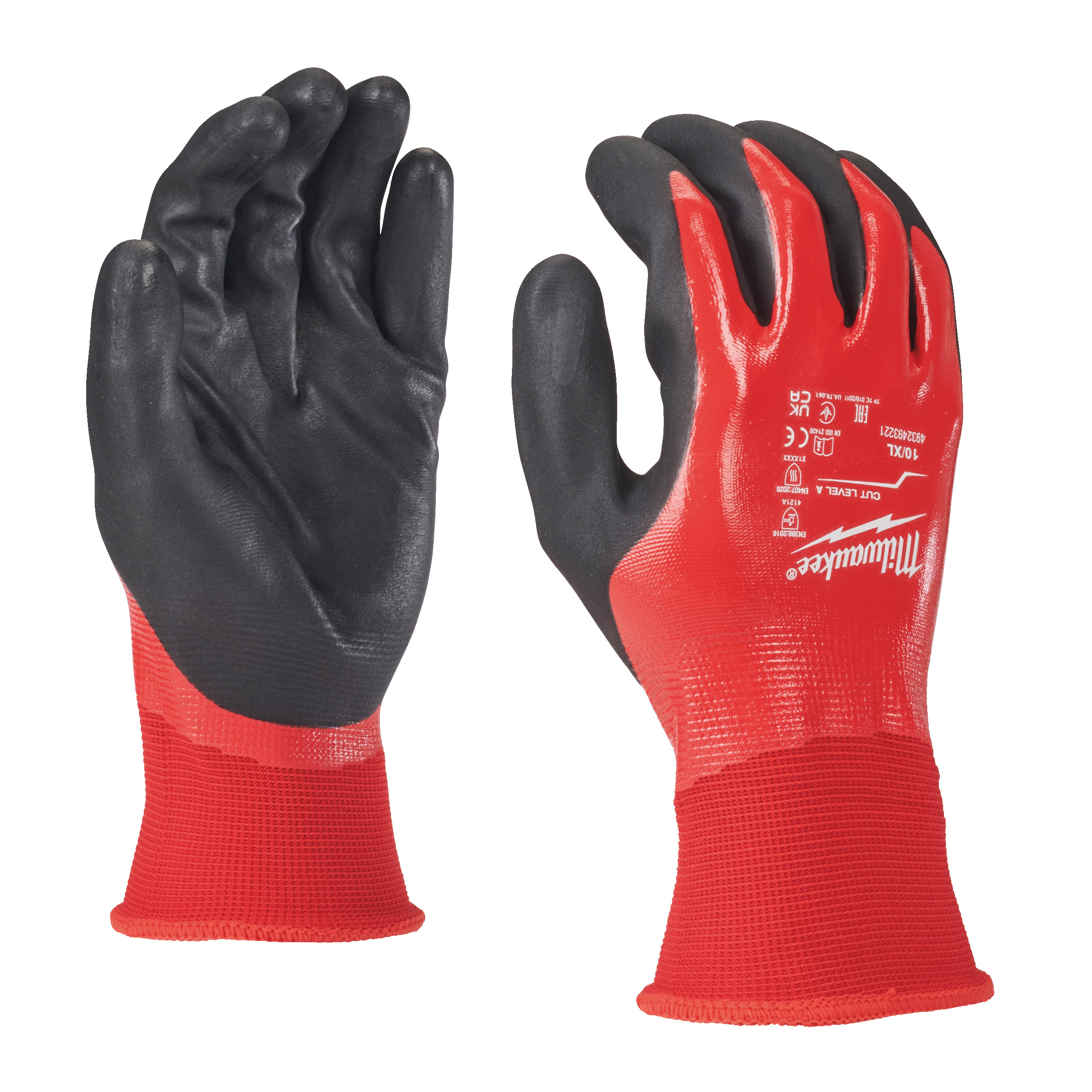 Fully Dip Cut A Gloves - Pack Fully Dip Cut A Gloves - 9/L - 12 pc