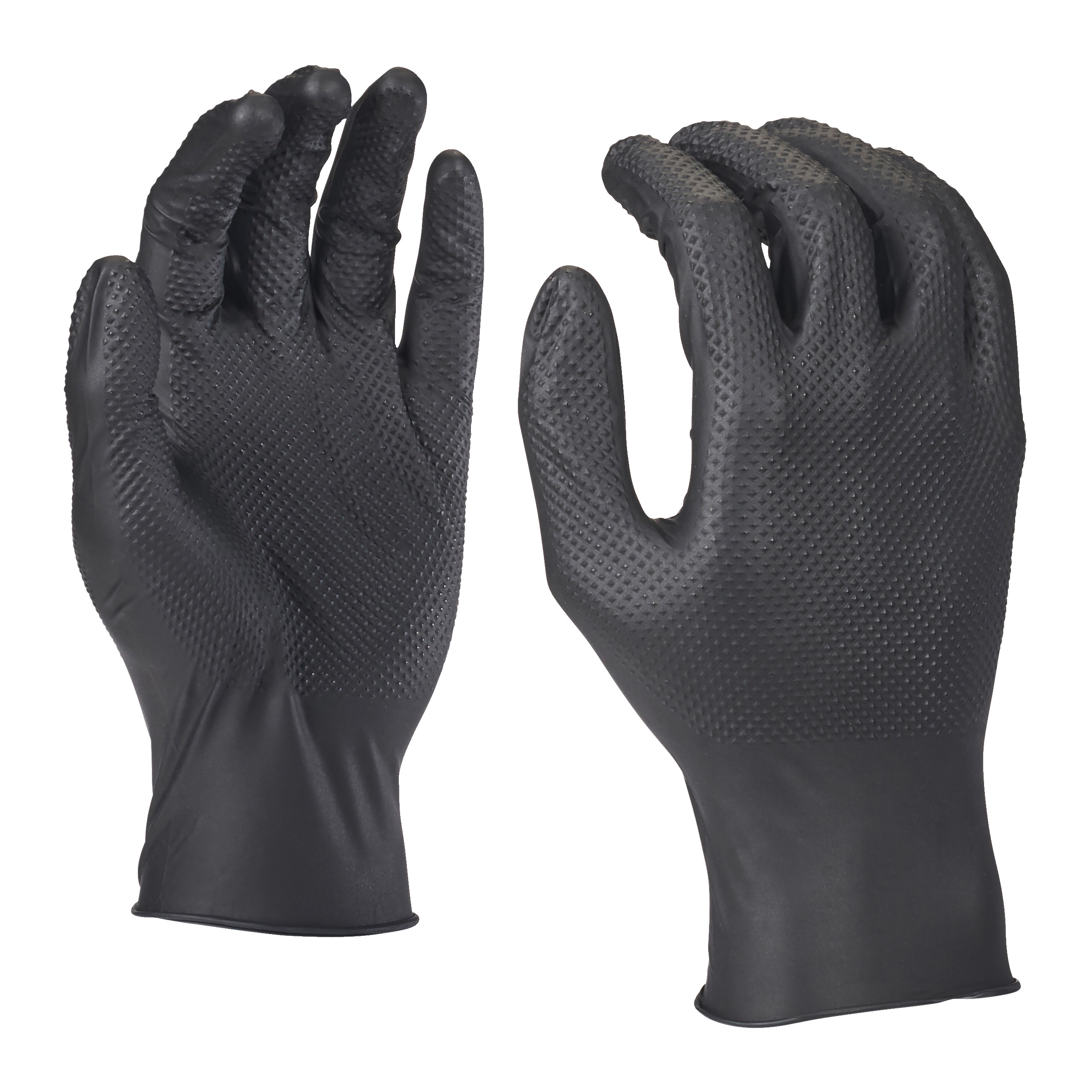 Nitrile Disposable Gloves - Nitrile Disposable Gloves Grip - 8/M - 50 pc