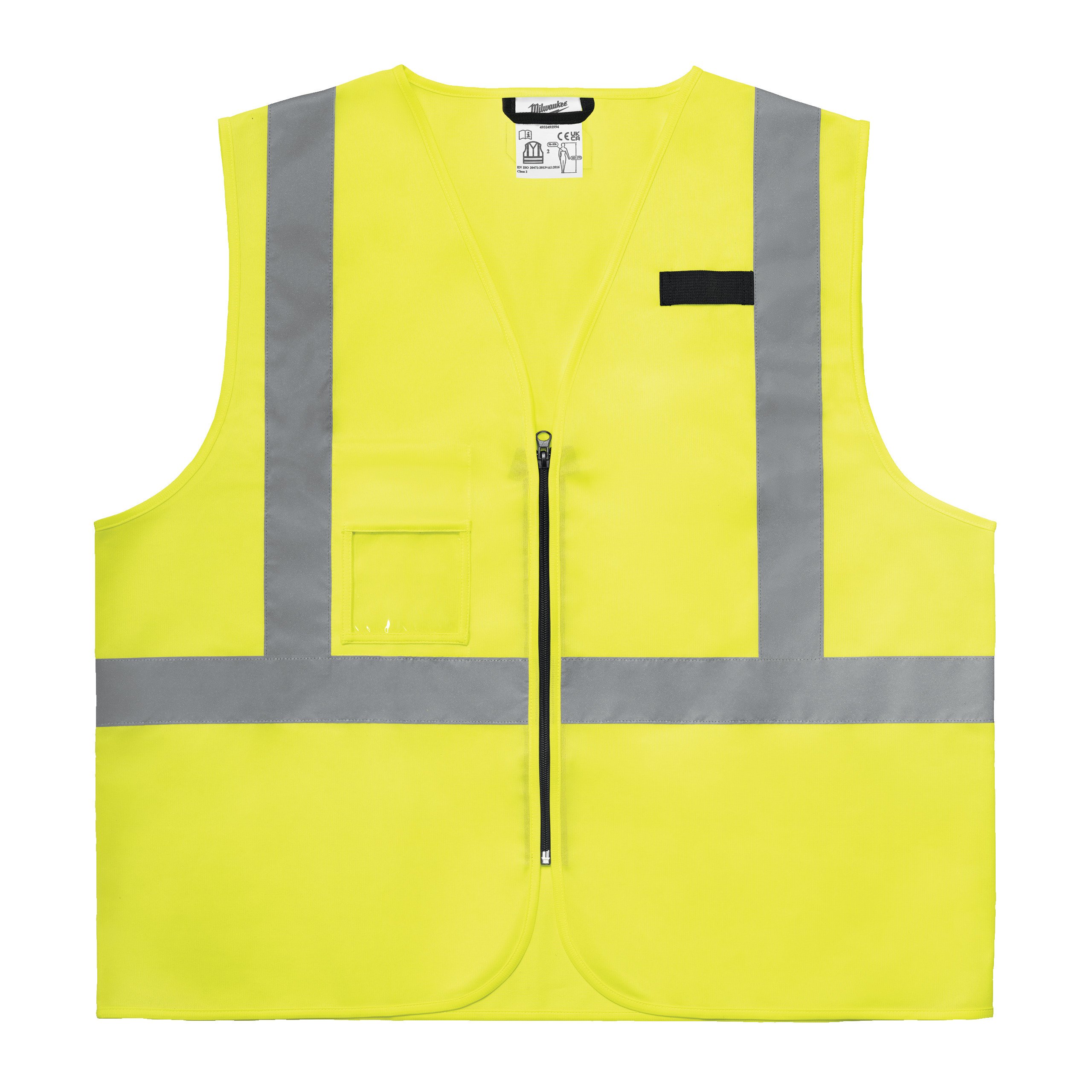 Contractor High-Visibility Vest - Contractor High-Visibility Vest Yellow 2XL/3XL