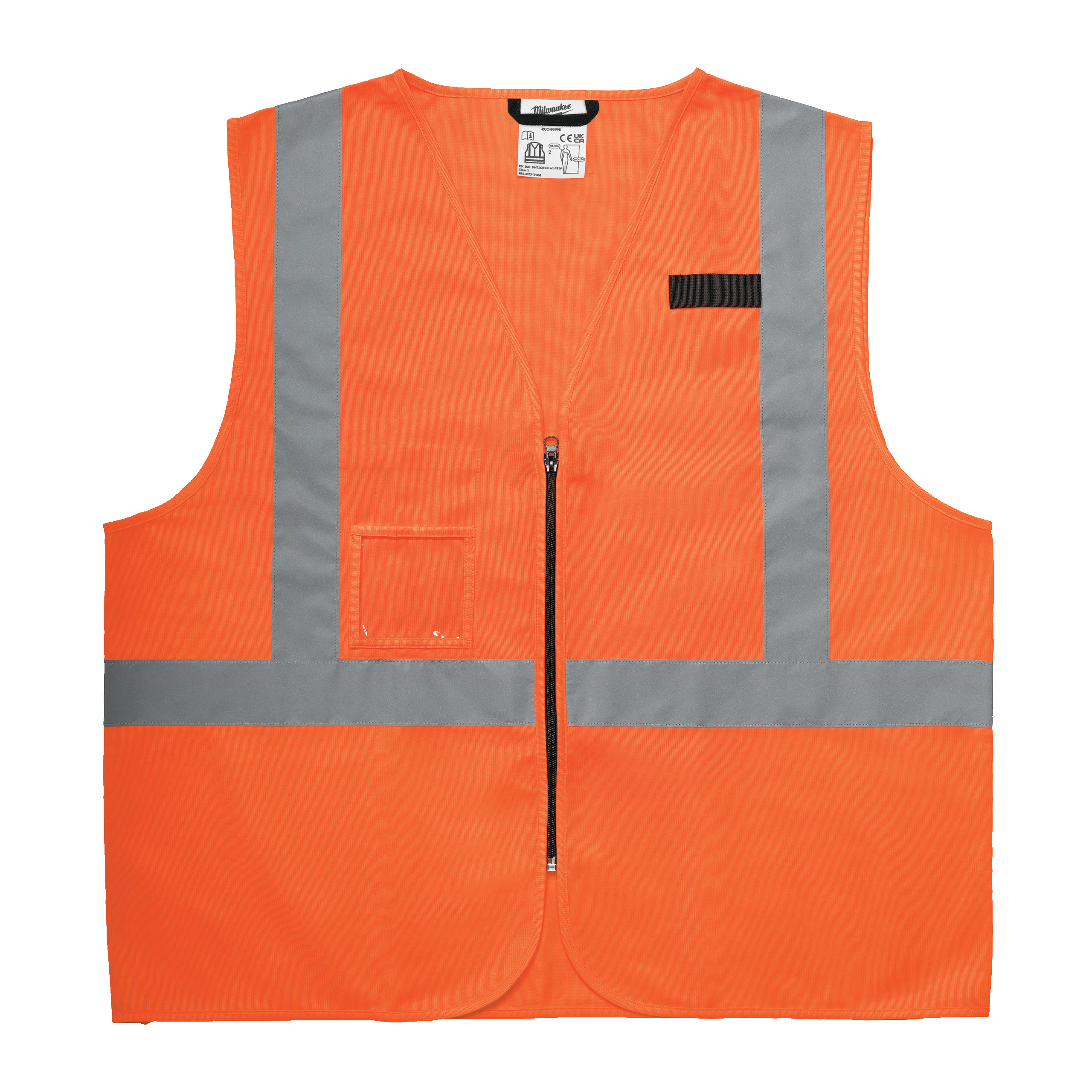 Contractor High-Visibility Vest - Contractor High-Visibility Vest Orange S/M
