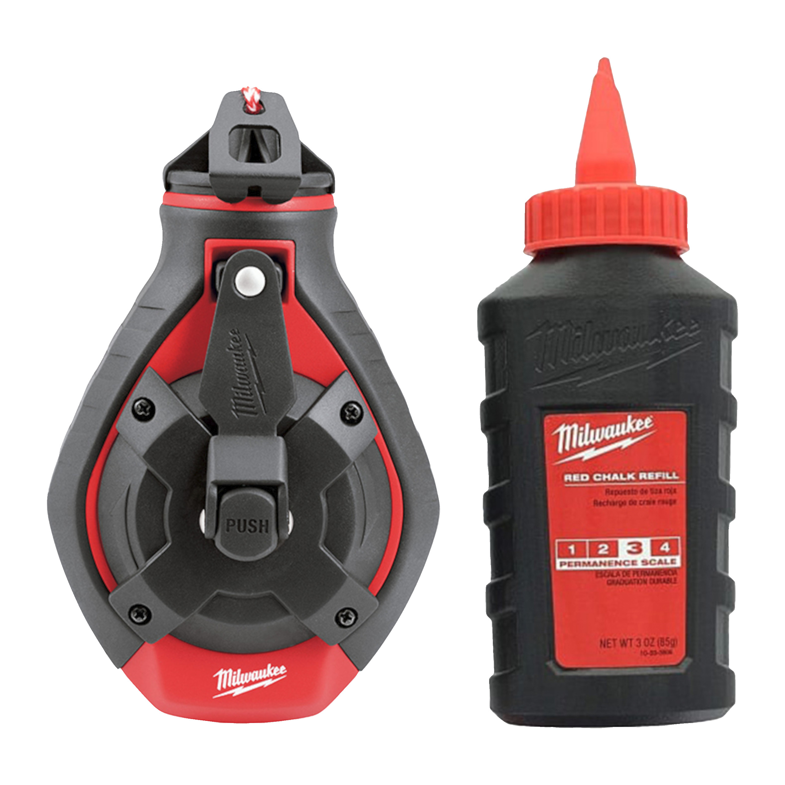 Bold Line Chalk Reel Bold Line Chalk Reel & Red Chalk Refill
