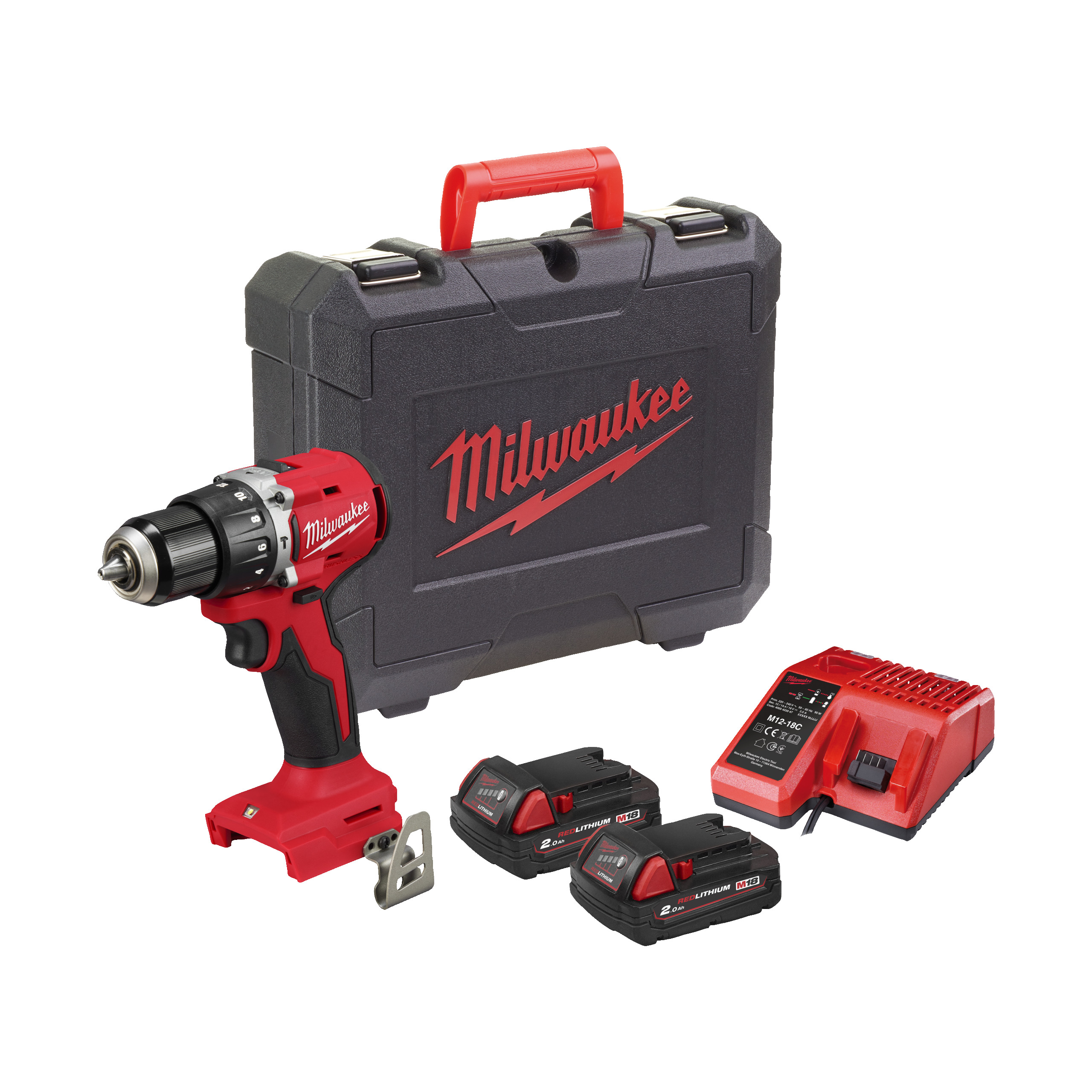 M18™ compact brushless percussion drill - M18 BLPDRC-202C