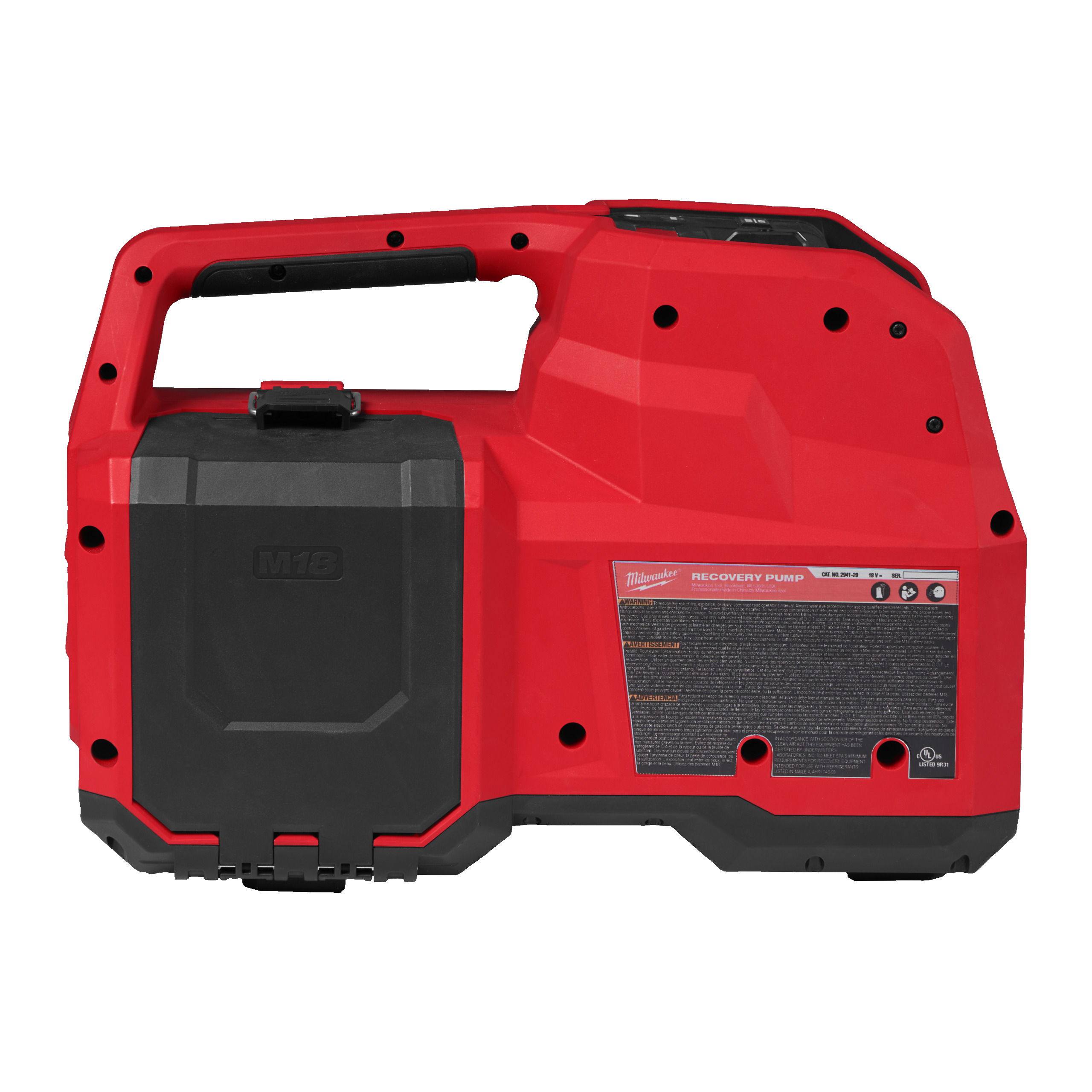 Milwaukee M18 BLRP-121 Bezuhlíkové rekuperační čerpadlo (1× 12,0 Ah)