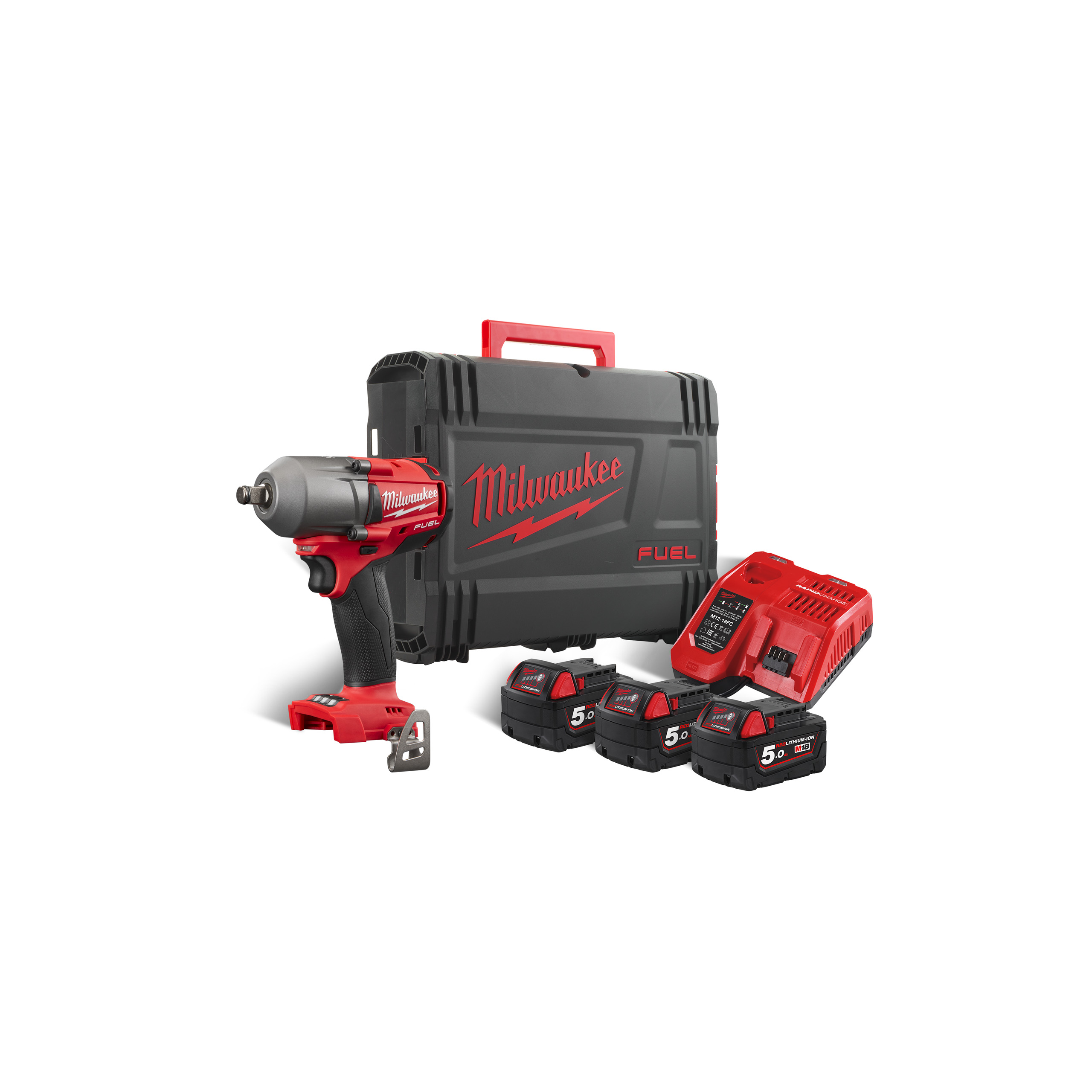 M18 FUEL™ ½″ mid torque impact wrench with friction ring - M18 FMTIWF12-503X