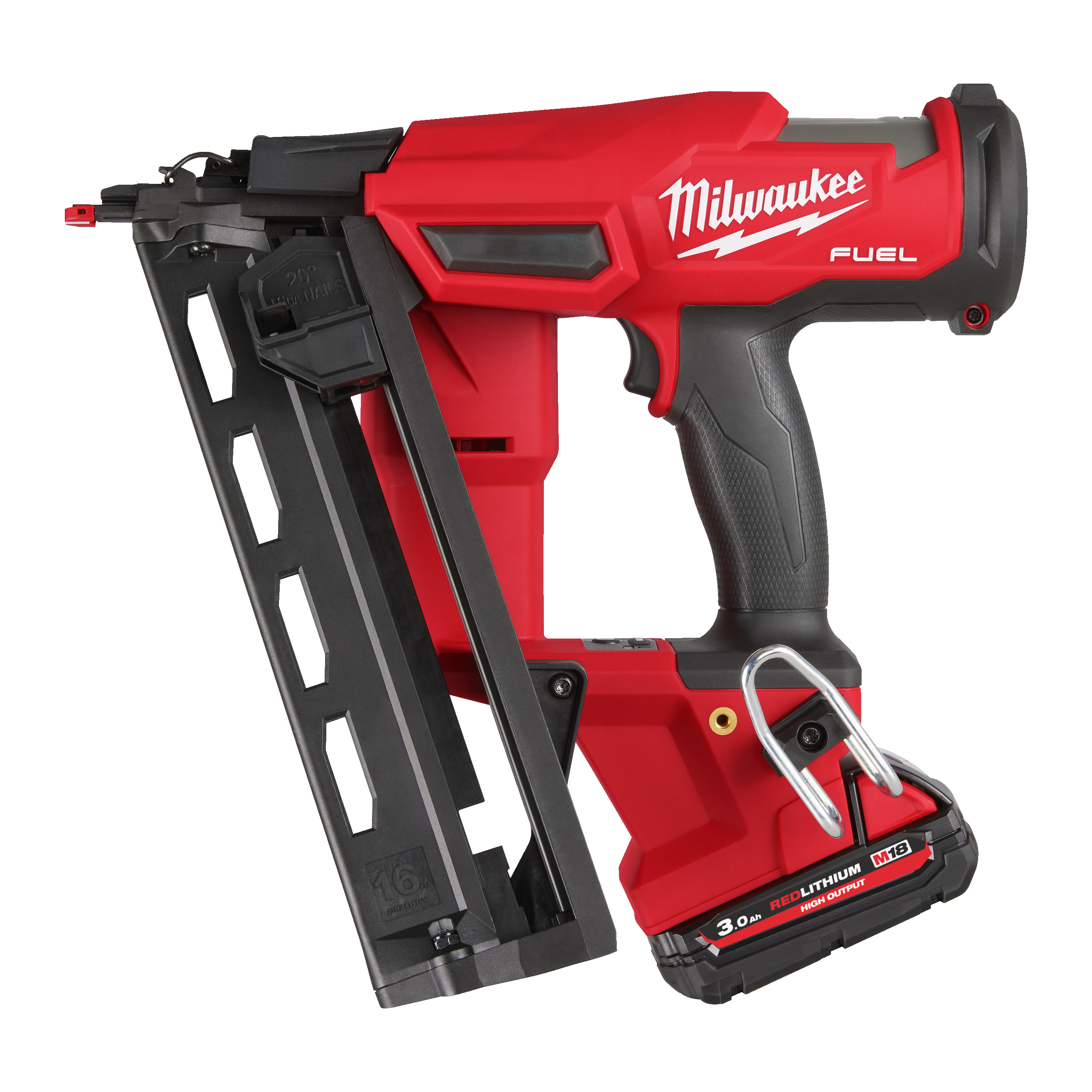 M18 FUEL™ 16 GA angled nail finish nailer 2-mode - M18 FN16GA-302X