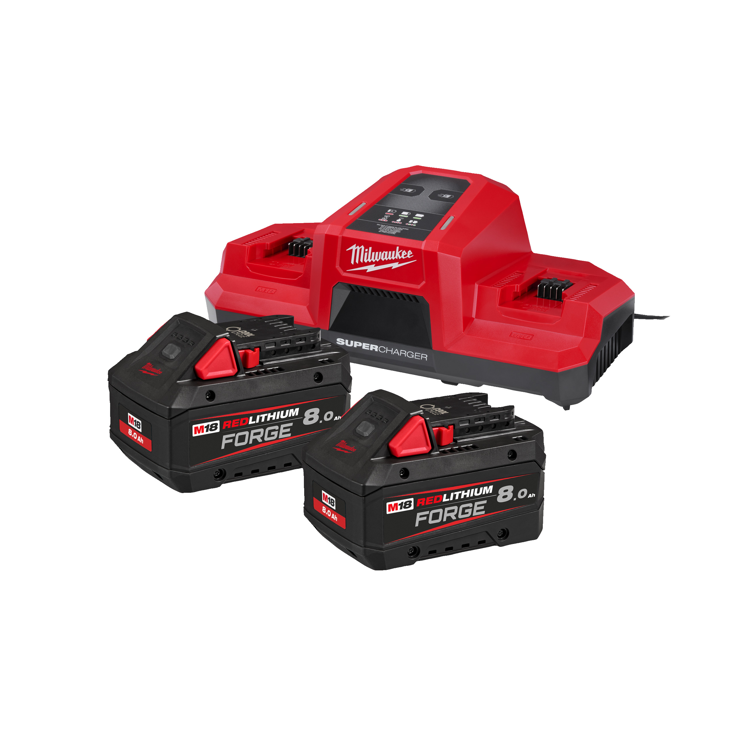M18™ FORGE™ batteries and charger kit - M18 FORGENRG-802DBSC