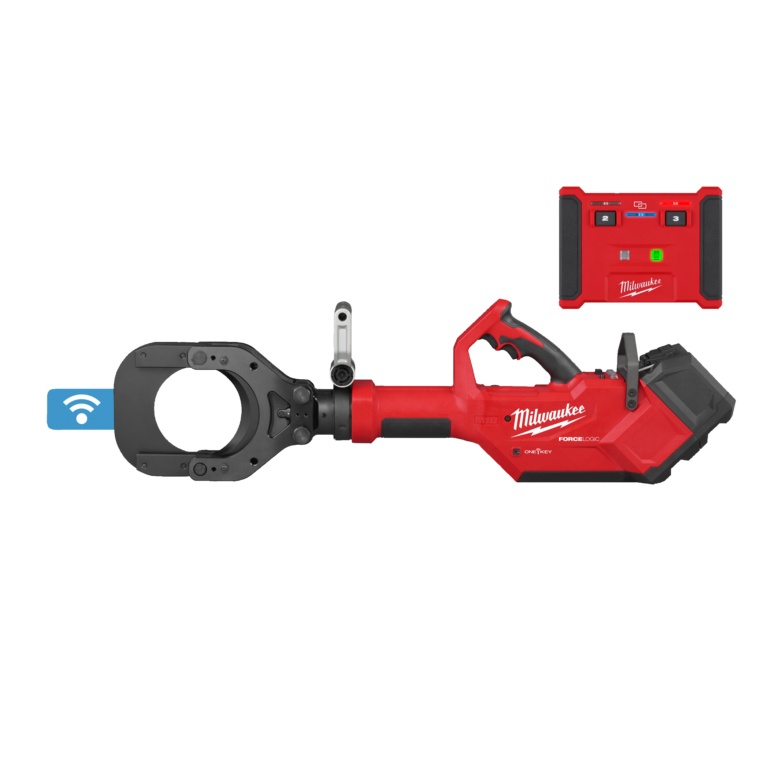 M18™ FORCE LOGIC™ hydraulic 125 mm safety cable cutter - M18 HSFC125R -802C
