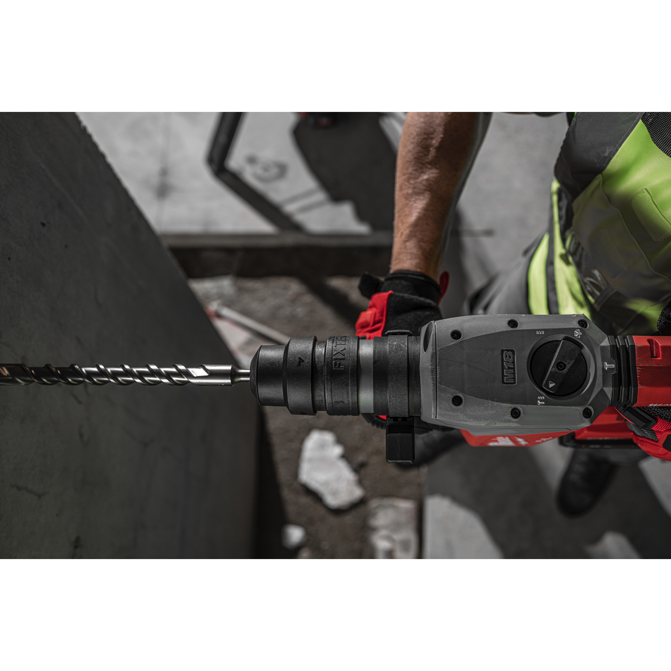 MILWAUKEE M18 ONEFHPX-0X yhdistelmävasara - Milwaukee Poraus, piikkaus ja betonintyö - 4933478495 - 8
